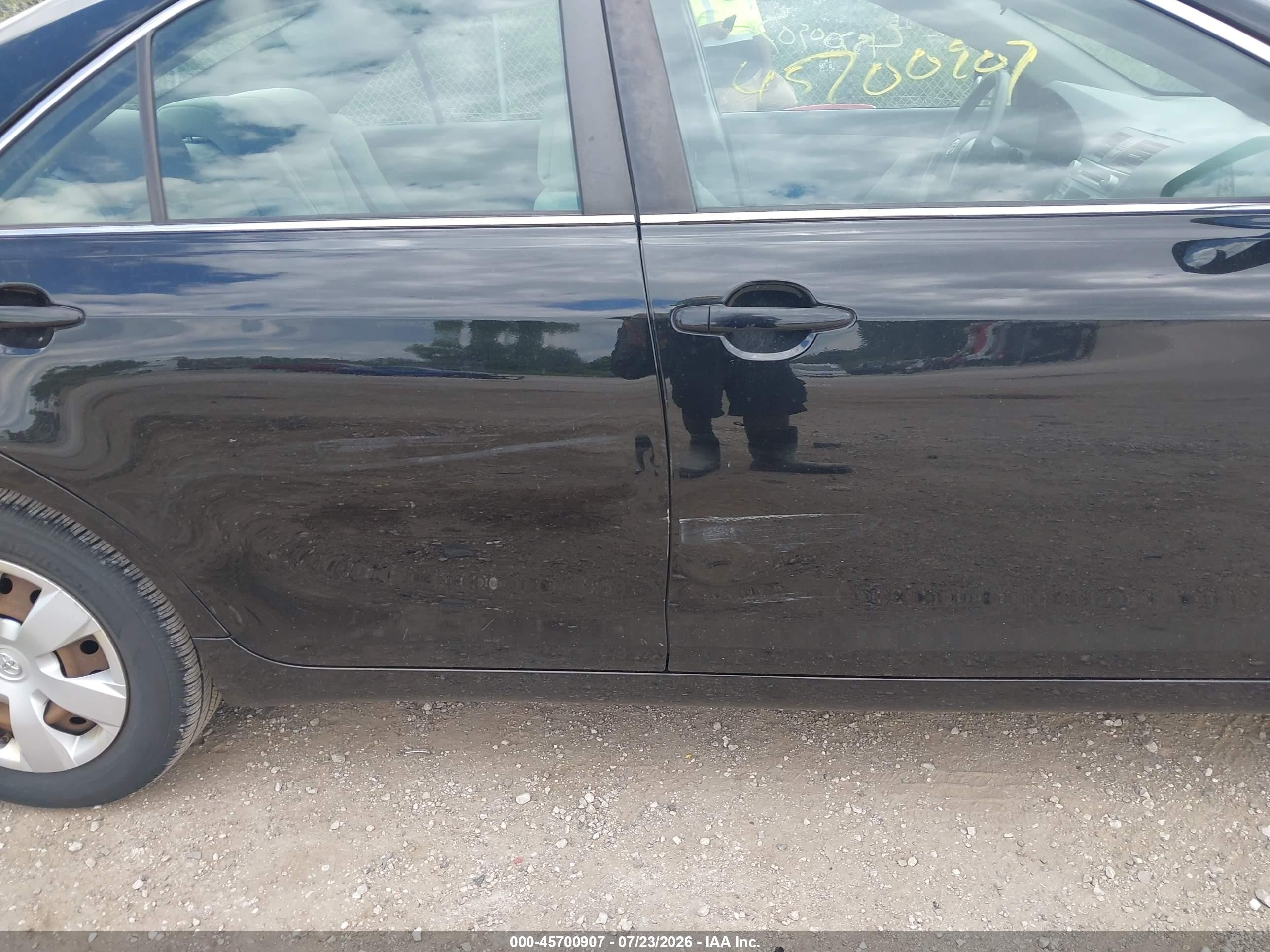 2007 Toyota Camry Le Black vin: 4T4BE46K27R006655