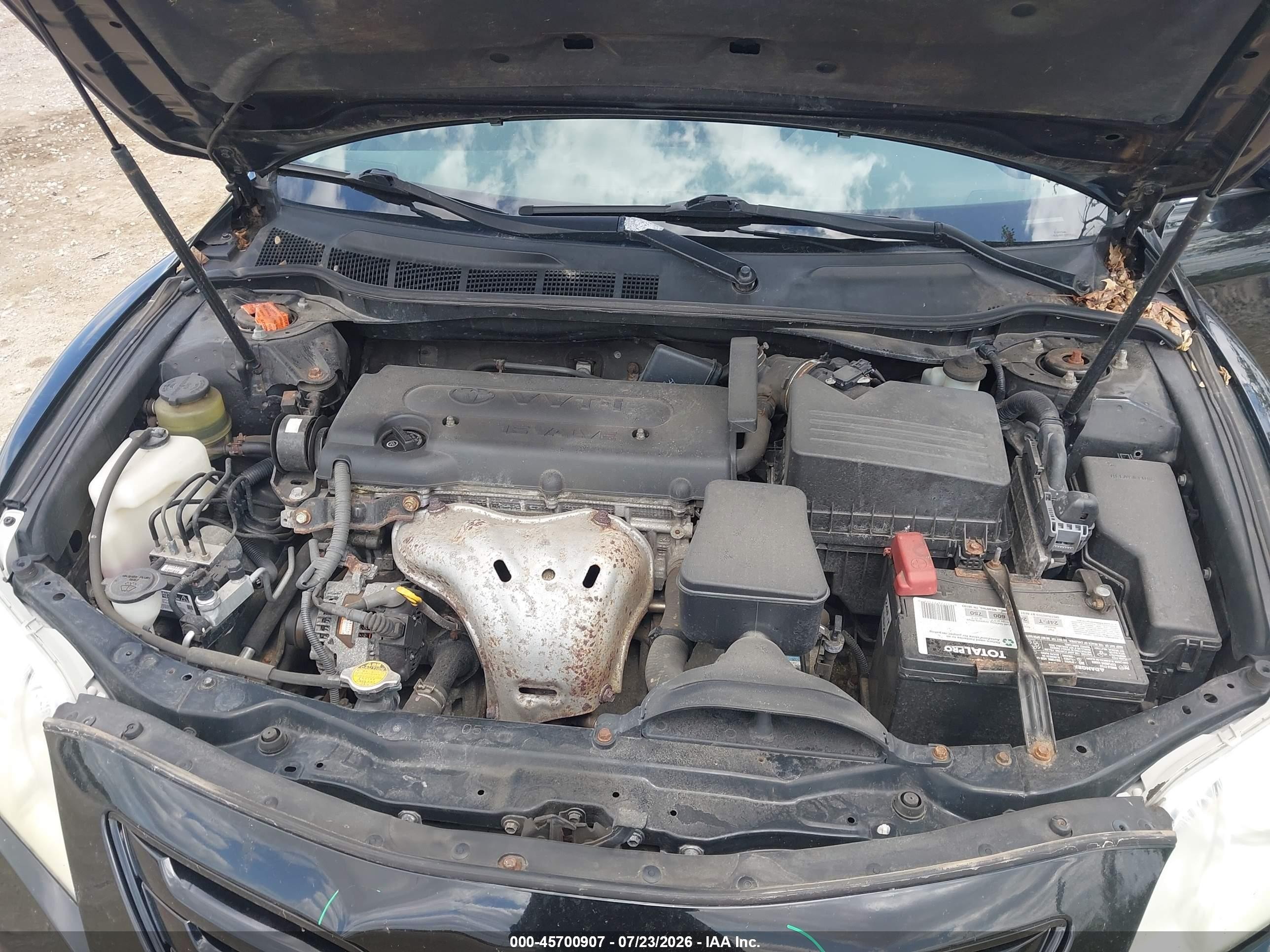 2007 Toyota Camry Le Black vin: 4T4BE46K27R006655