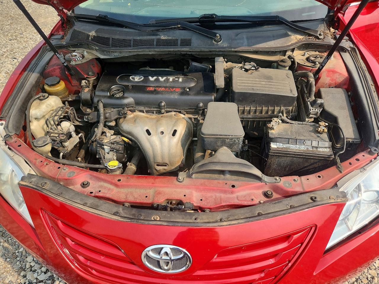 2008 Toyota Camry Le Red vin: 4T4BE46K28R029760