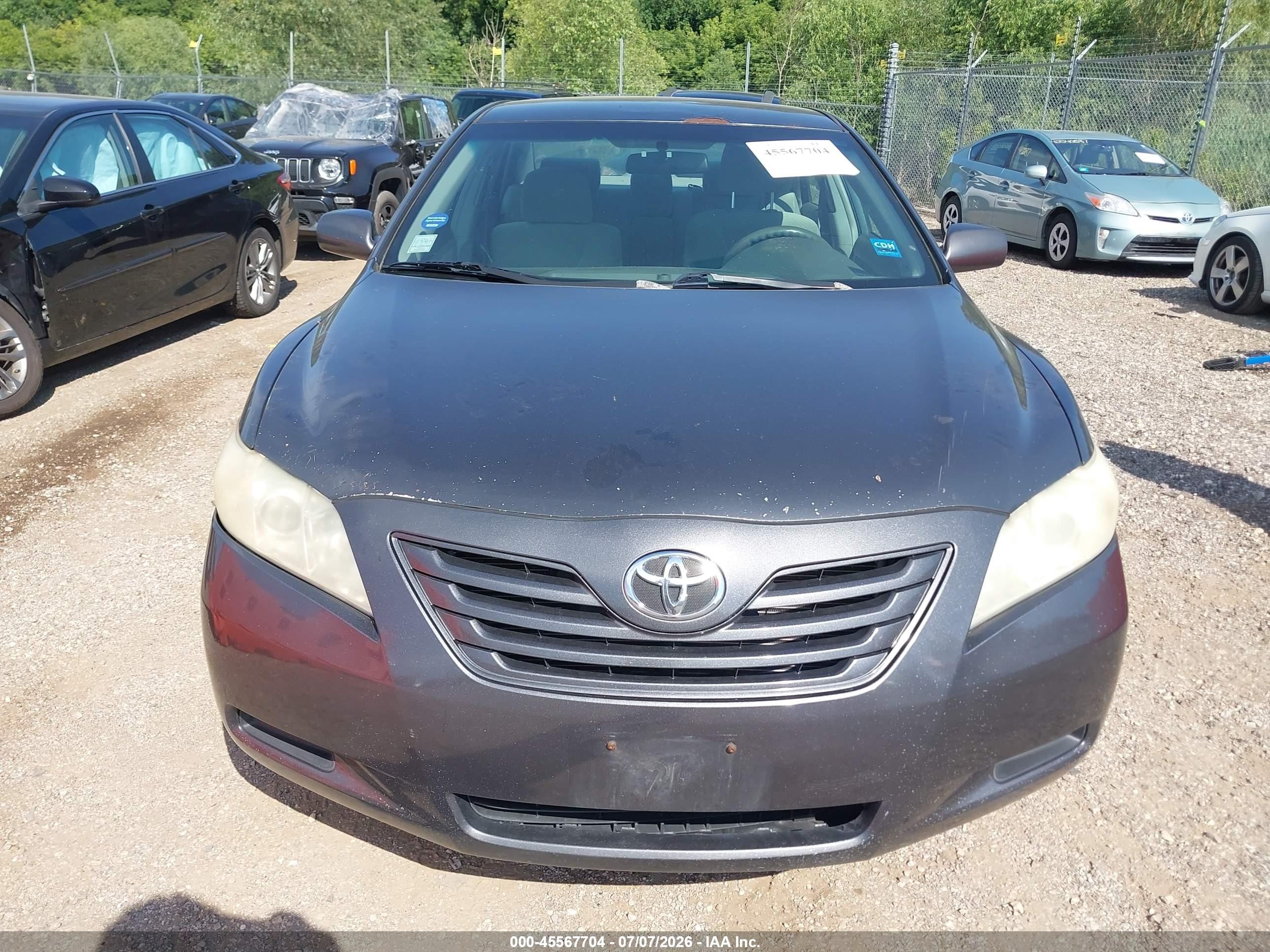2009 Toyota Camry Le Gray vin: 4T4BE46K29R061335