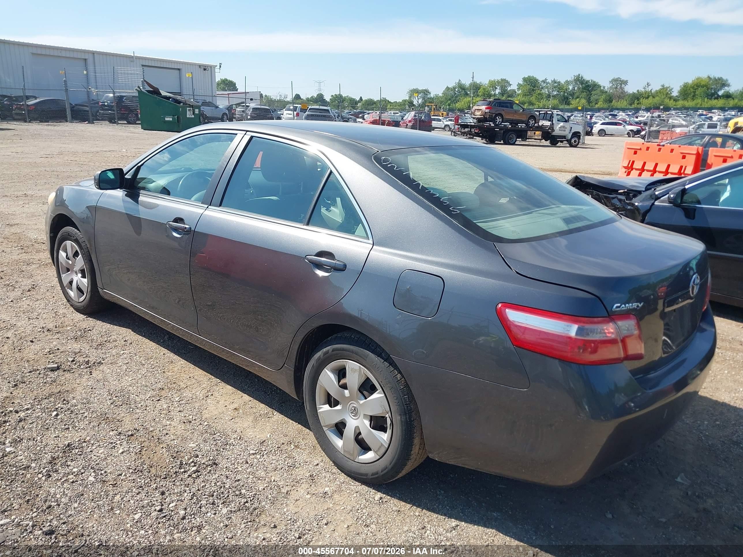 2009 Toyota Camry Le Gray vin: 4T4BE46K29R061335