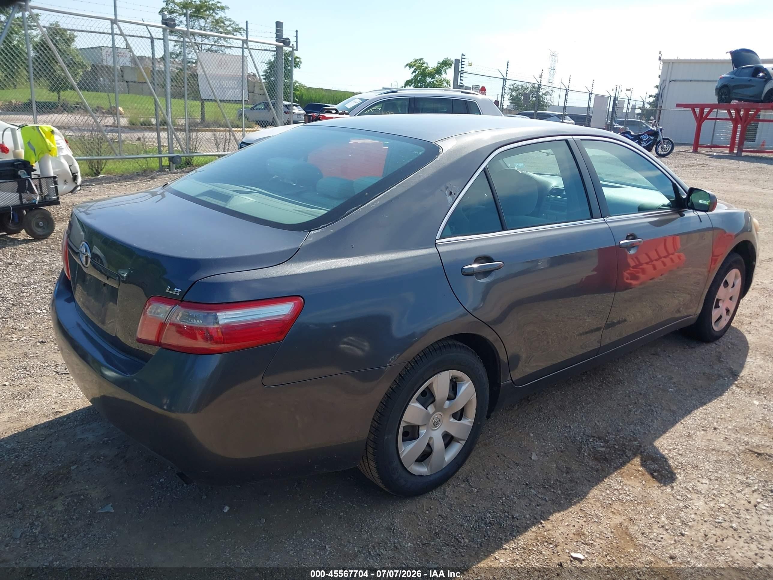 2009 Toyota Camry Le Gray vin: 4T4BE46K29R061335