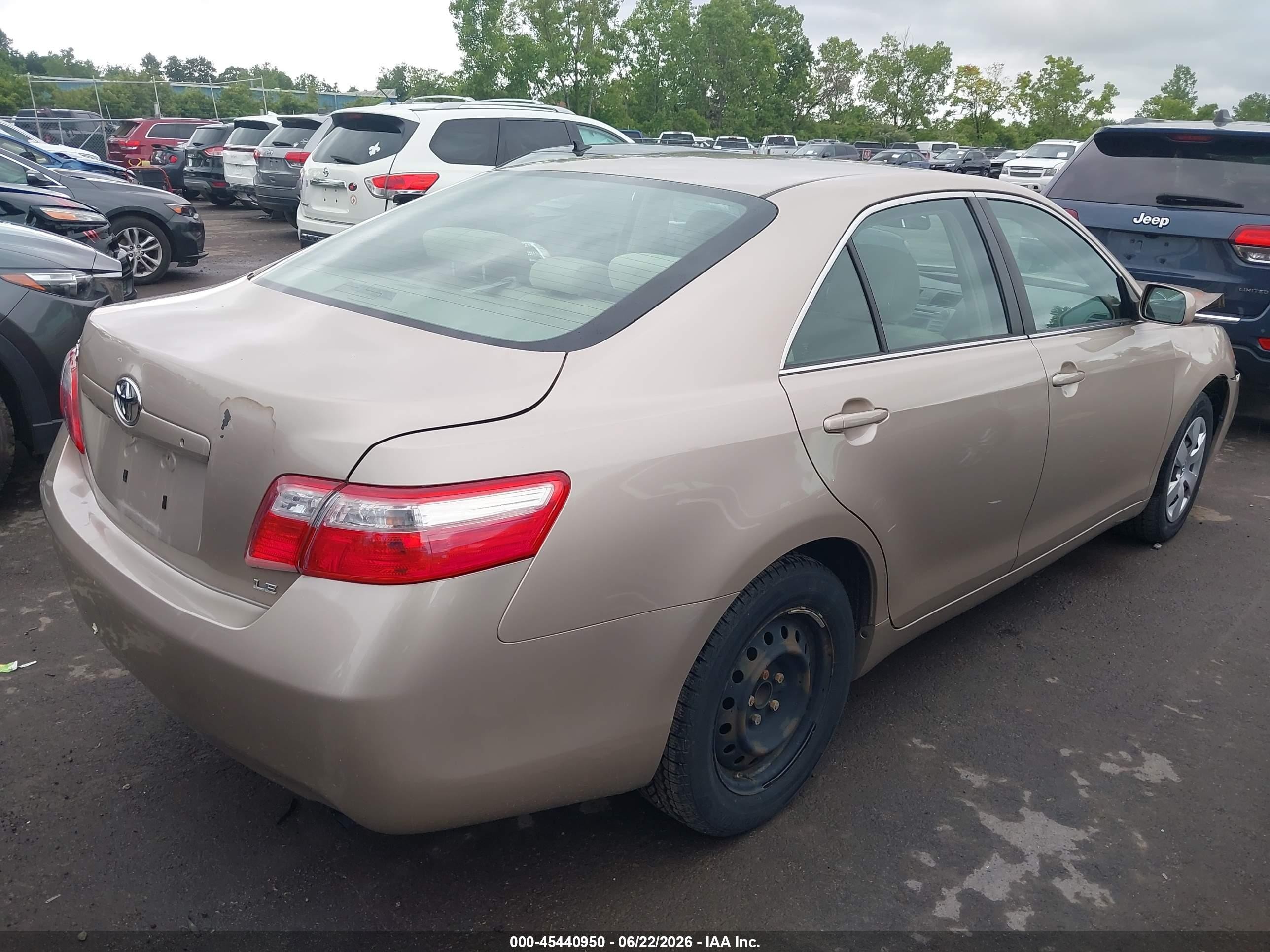 2009 Toyota Camry Le Beige vin: 4T4BE46K29R072142