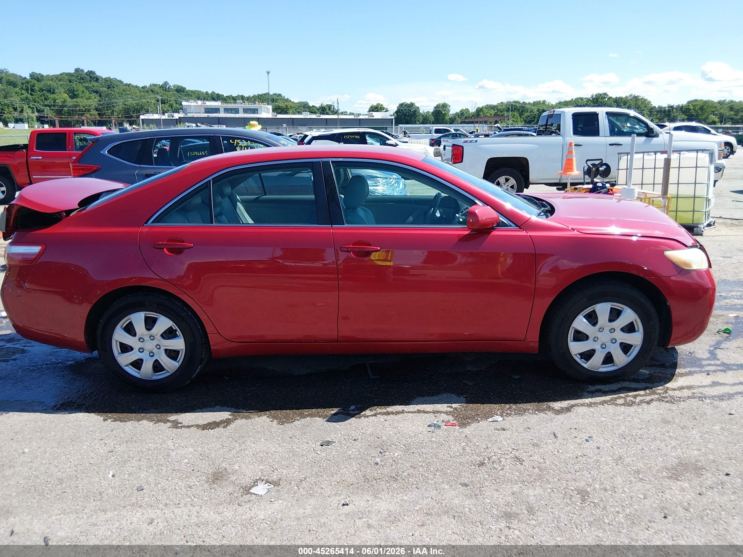 2009 Toyota Camry Le Красный vin: 4T4BE46K29R098966