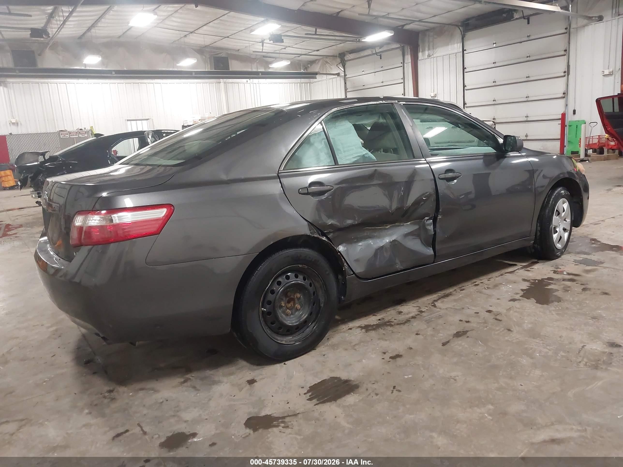 2009 Toyota Camry Le Серый vin: 4T4BE46K29R104524