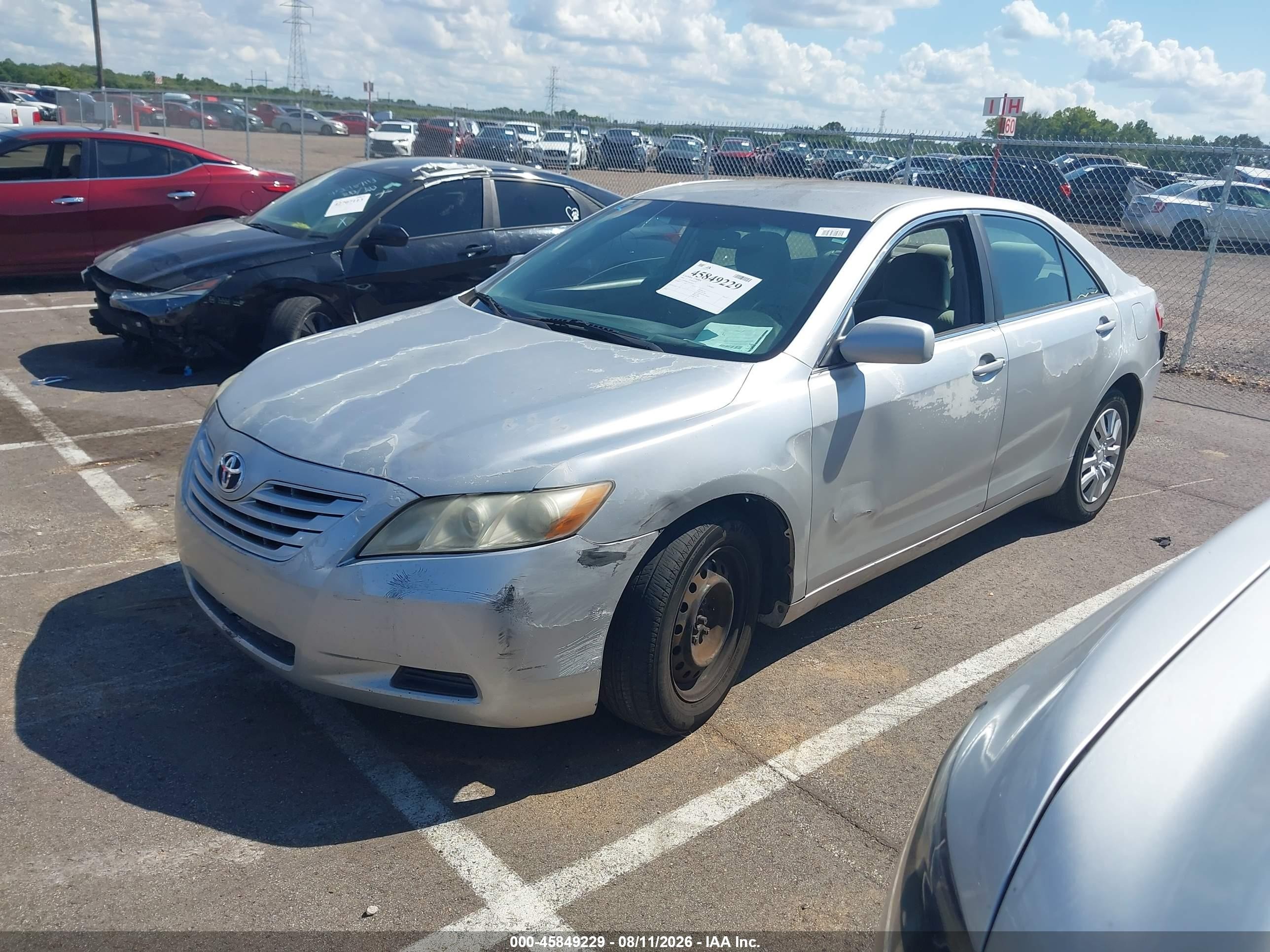 2009 Toyota Camry Le Silver vin: 4T4BE46K29R118455