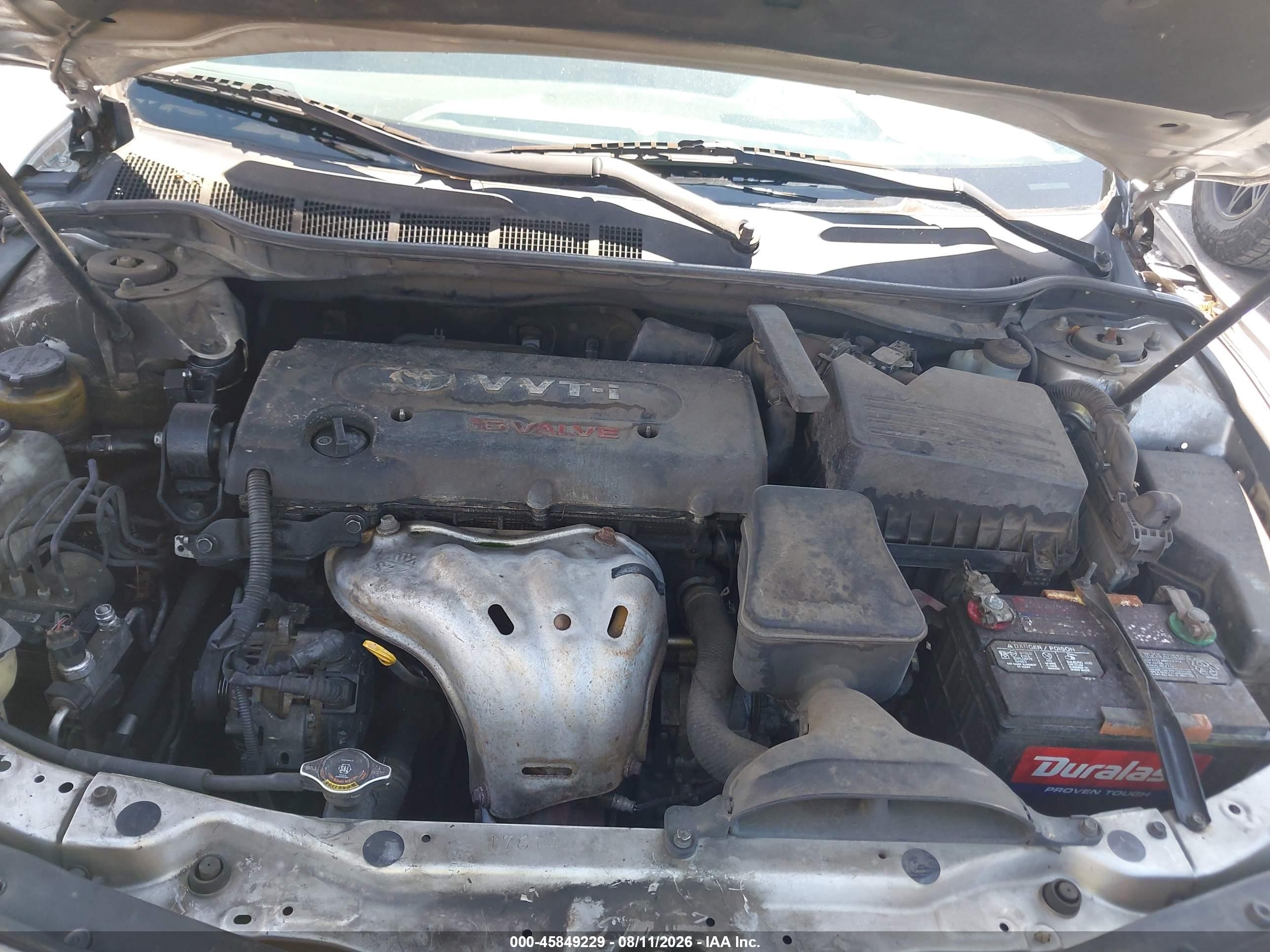 2009 Toyota Camry Le Silver vin: 4T4BE46K29R118455