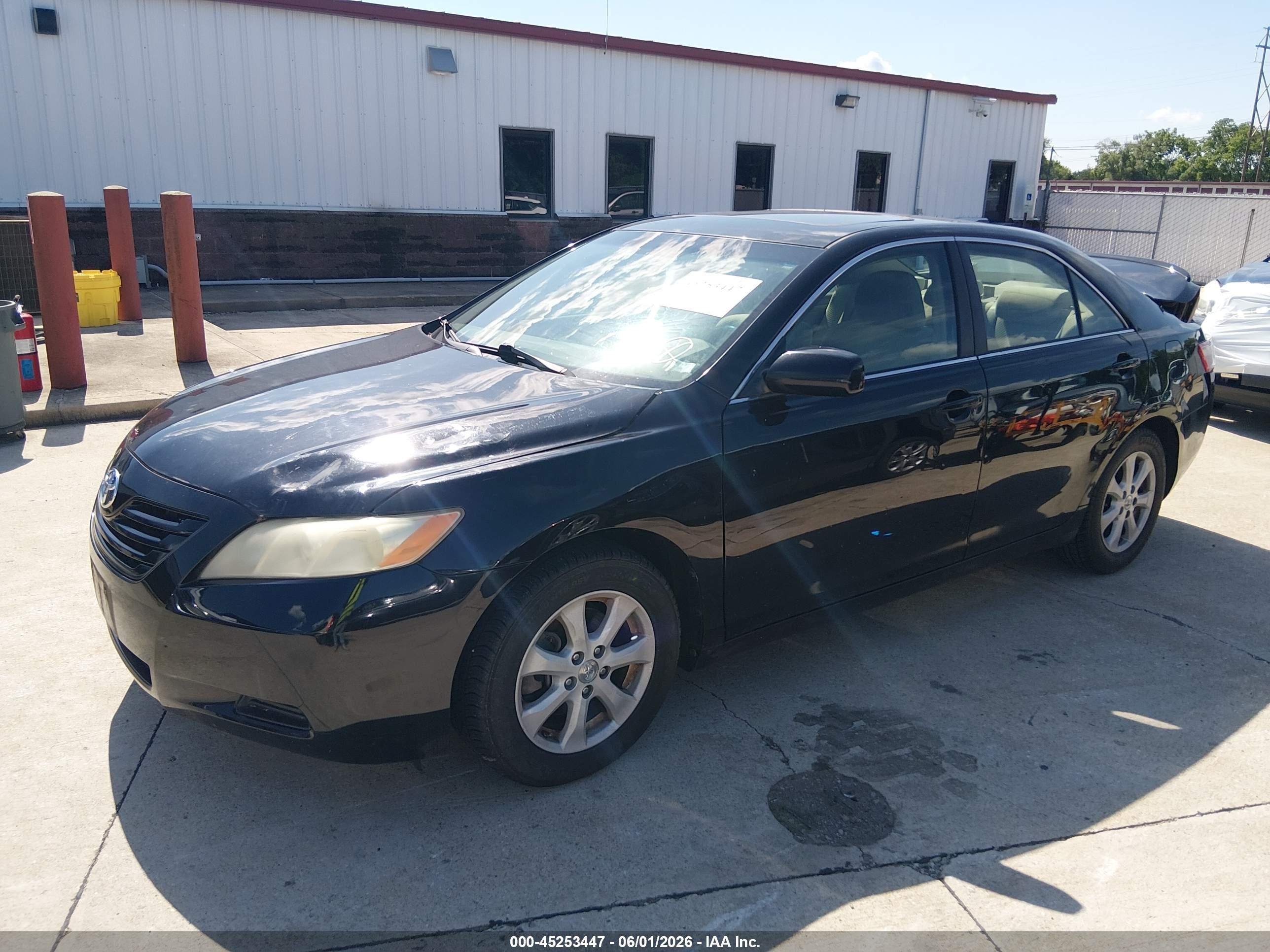 2009 Toyota Camry Le Black vin: 4T4BE46K29R120819