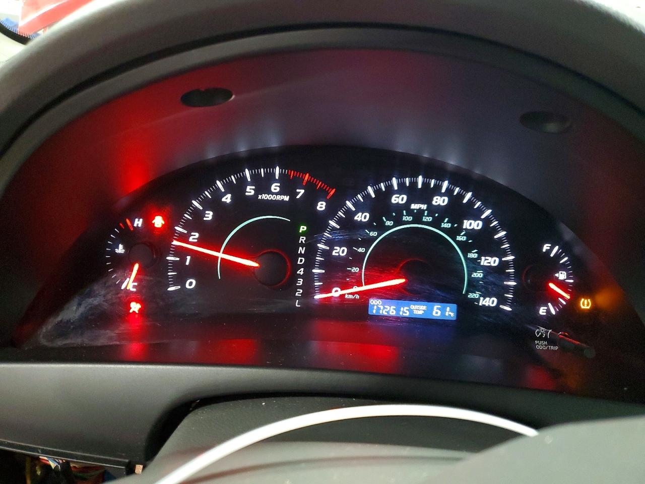 2009 Toyota Camry Le Red vin: 4T4BE46K29R131142