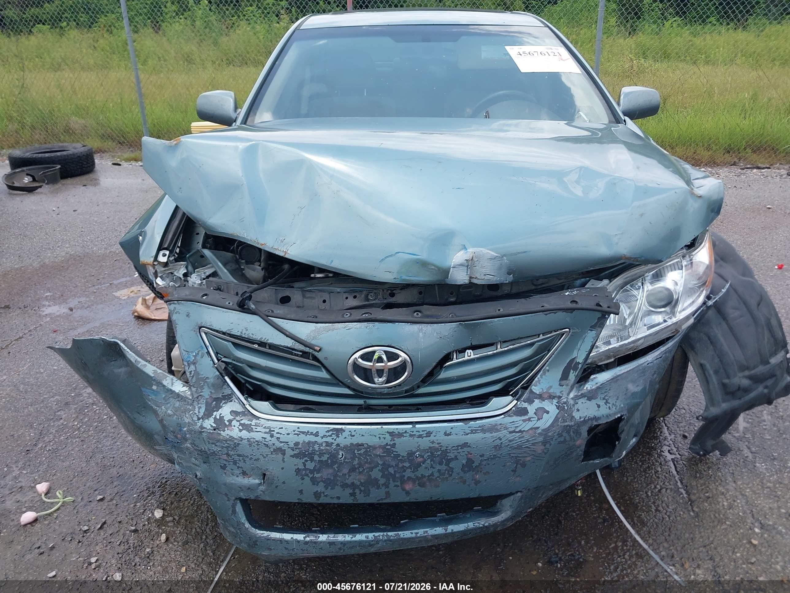 2009 Toyota Camry Xle Light Blue vin: 4T4BE46K29R134963