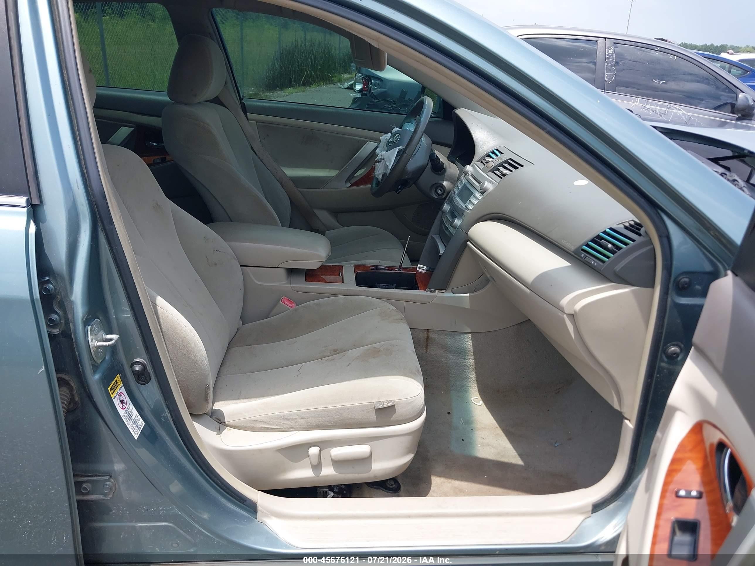 2009 Toyota Camry Xle Light Blue vin: 4T4BE46K29R134963