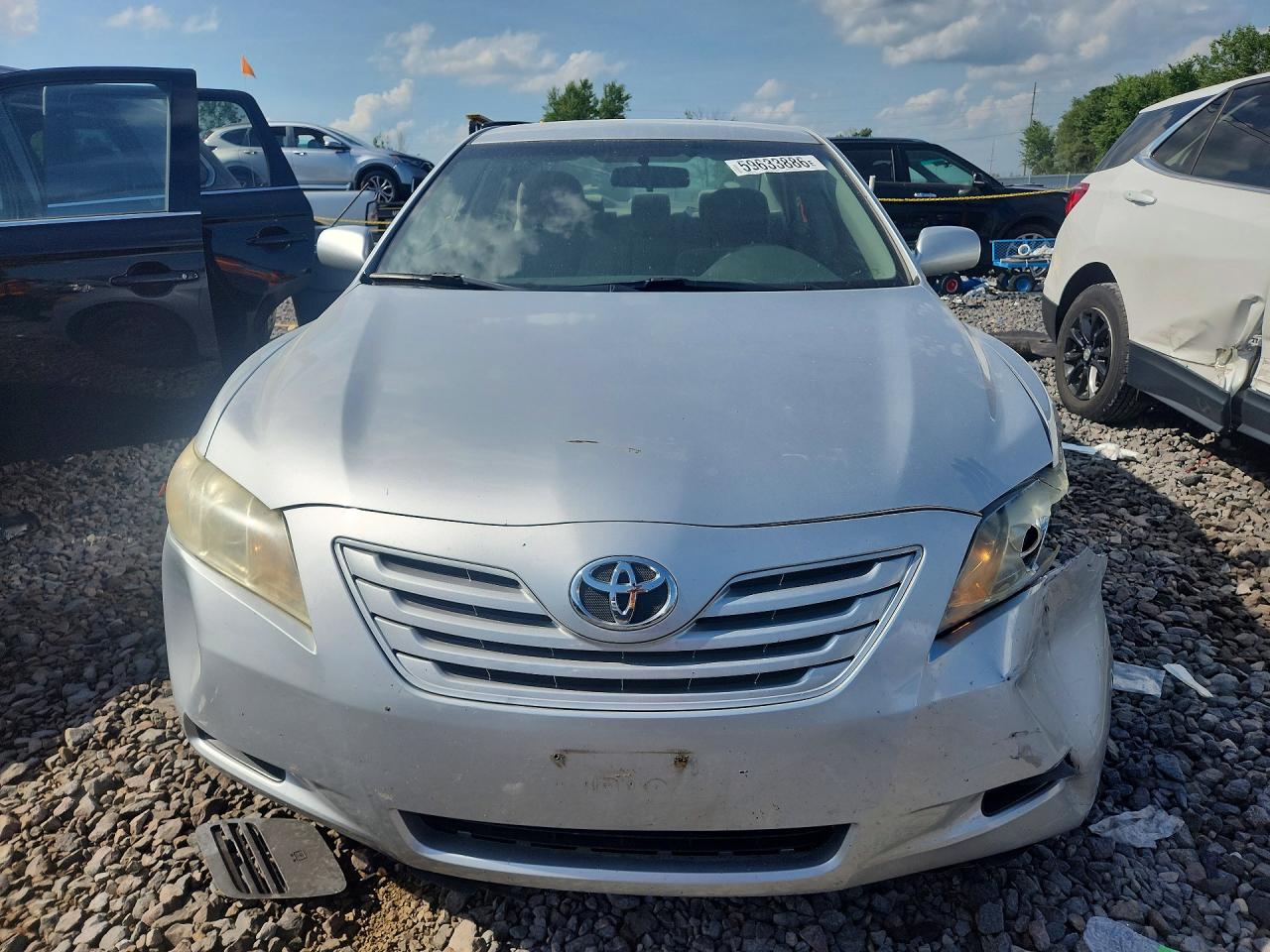 2007 Toyota Camry Le Silver vin: 4T4BE46K37R001562