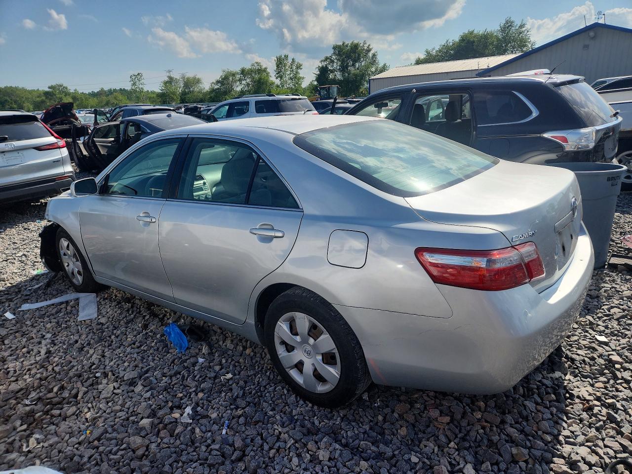 2007 Toyota Camry Le Silver vin: 4T4BE46K37R001562