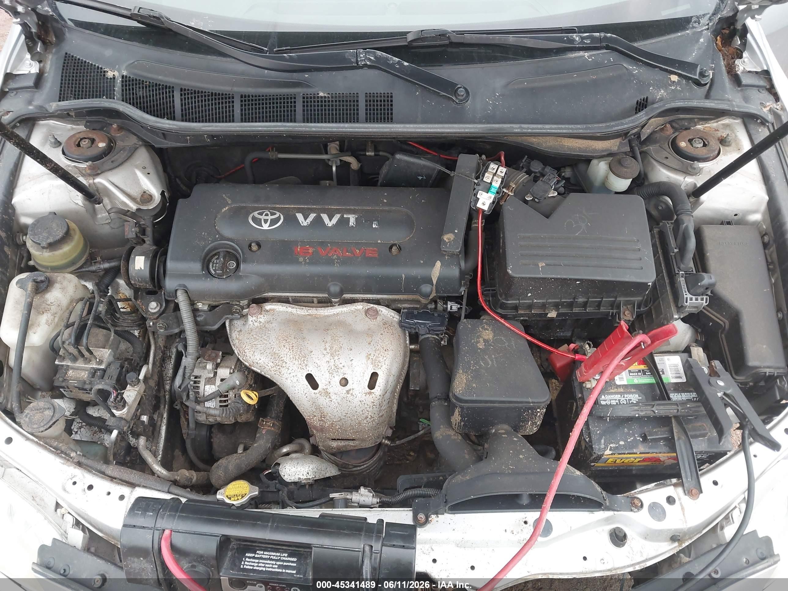2008 Toyota Camry Le Серебряный vin: 4T4BE46K38R021473