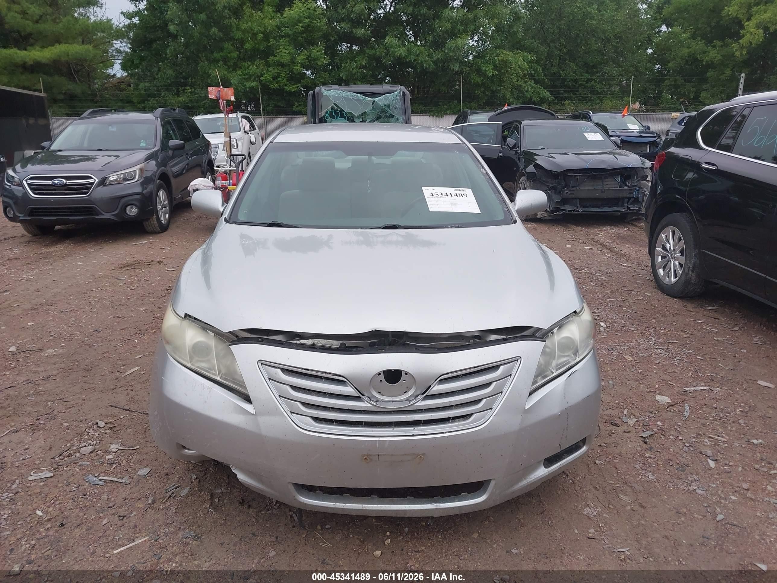 2008 Toyota Camry Le Серебряный vin: 4T4BE46K38R021473