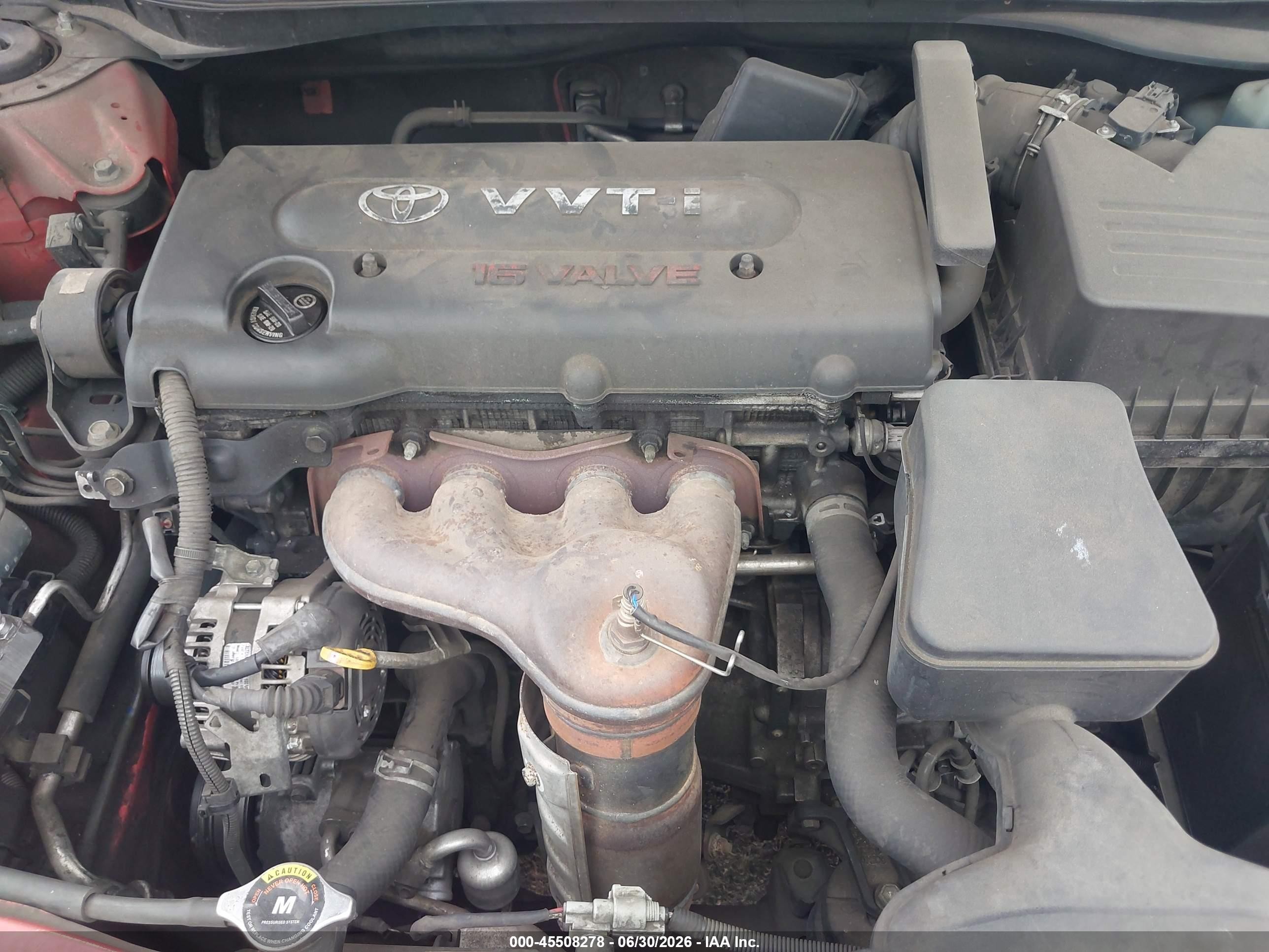2008 Toyota Camry Le Red vin: 4T4BE46K38R041786