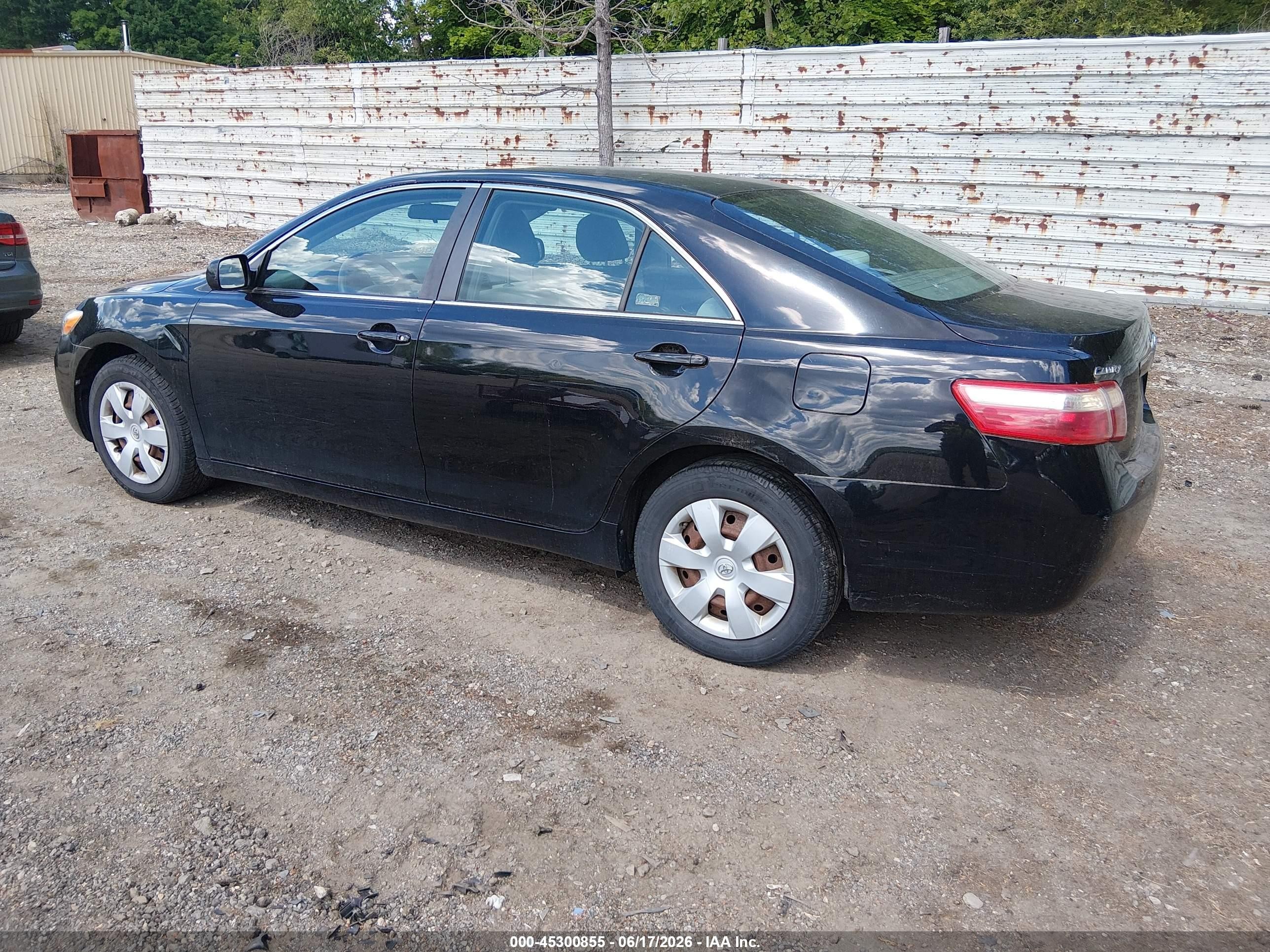 2009 Toyota Camry Le Black vin: 4T4BE46K39R053535