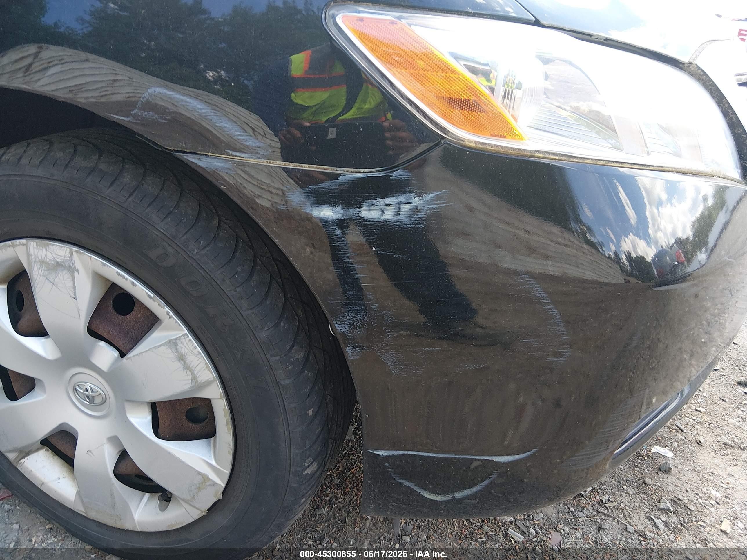 2009 Toyota Camry Le Black vin: 4T4BE46K39R053535