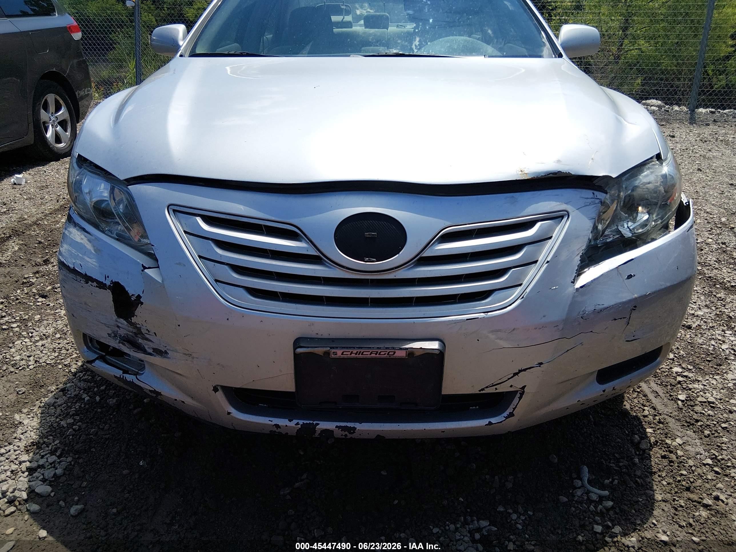 2009 Toyota Camry Серебряный vin: 4T4BE46K39R076569