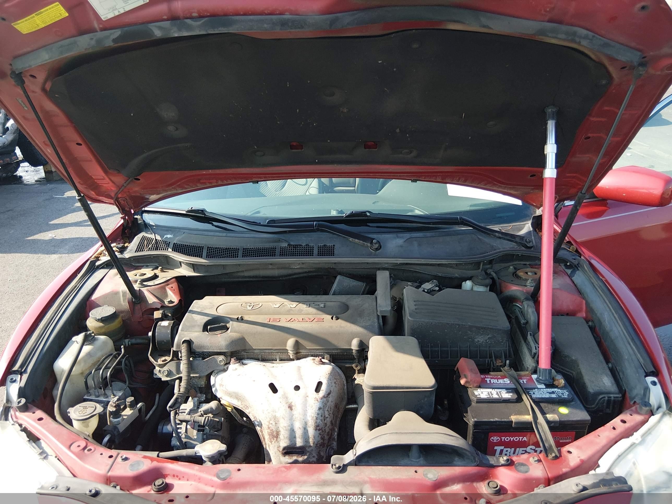 2009 Toyota Camry Le Red vin: 4T4BE46K39R093324