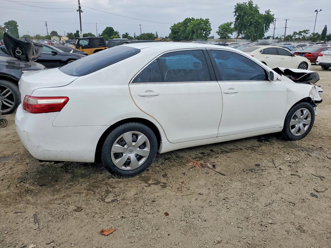 2009 Toyota Camry Le White vin: 4T4BE46K39R111191