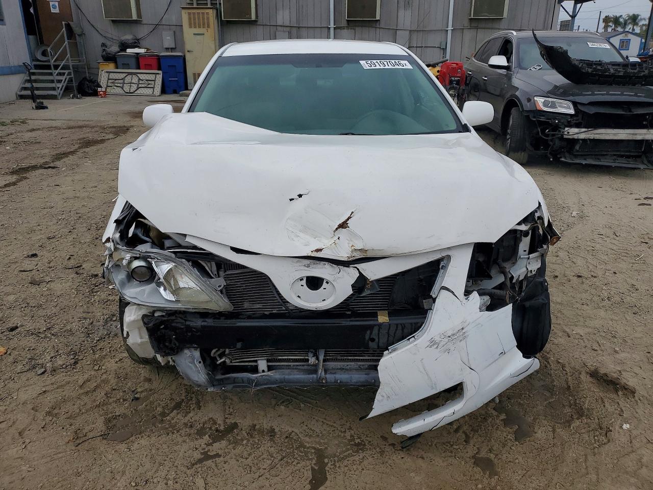 2009 Toyota Camry Le White vin: 4T4BE46K39R111191