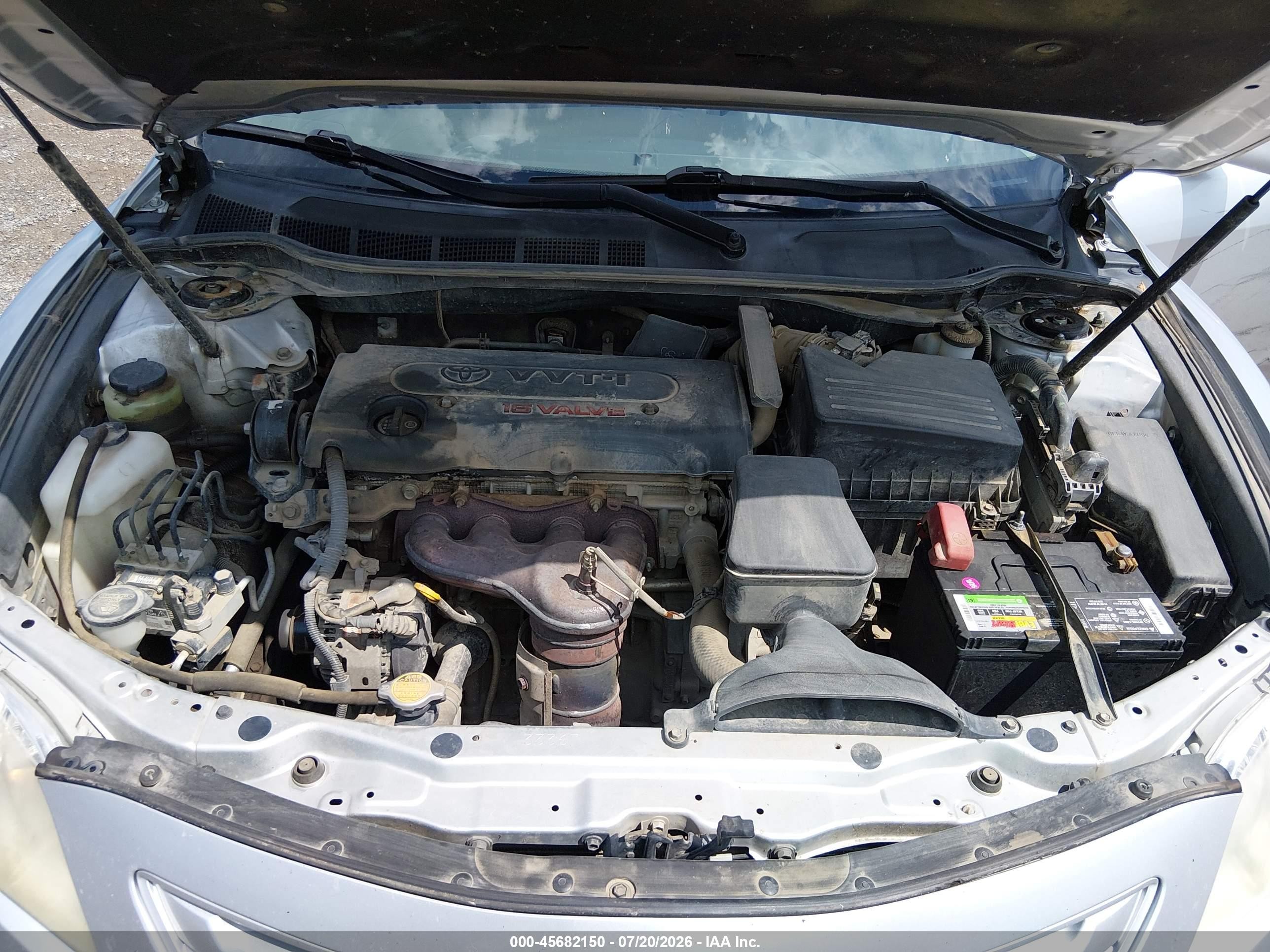 2009 Toyota Camry Le Серебряный vin: 4T4BE46K39R134180