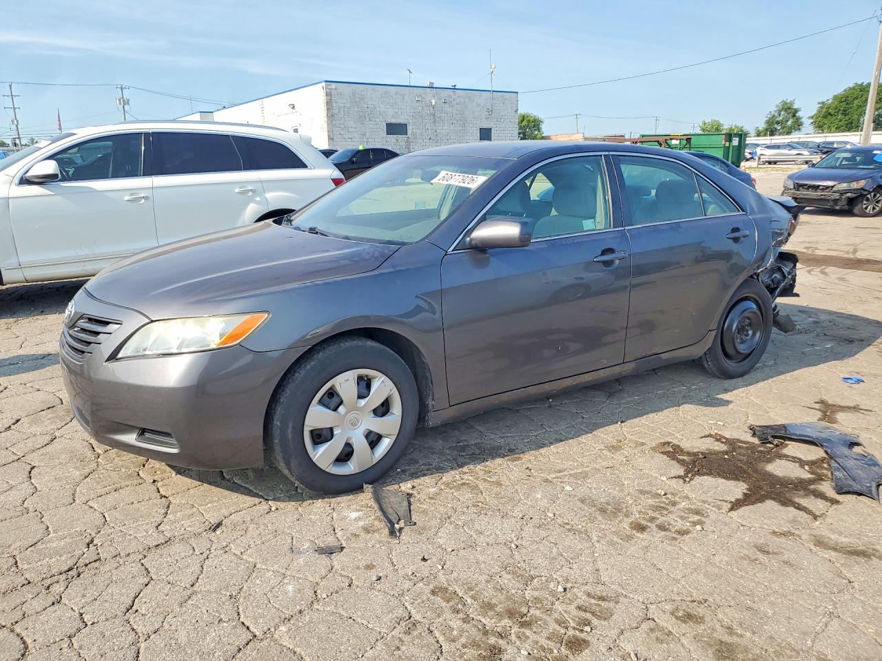 2009 Toyota Camry Le Gray vin: 4T4BE46K39R138634