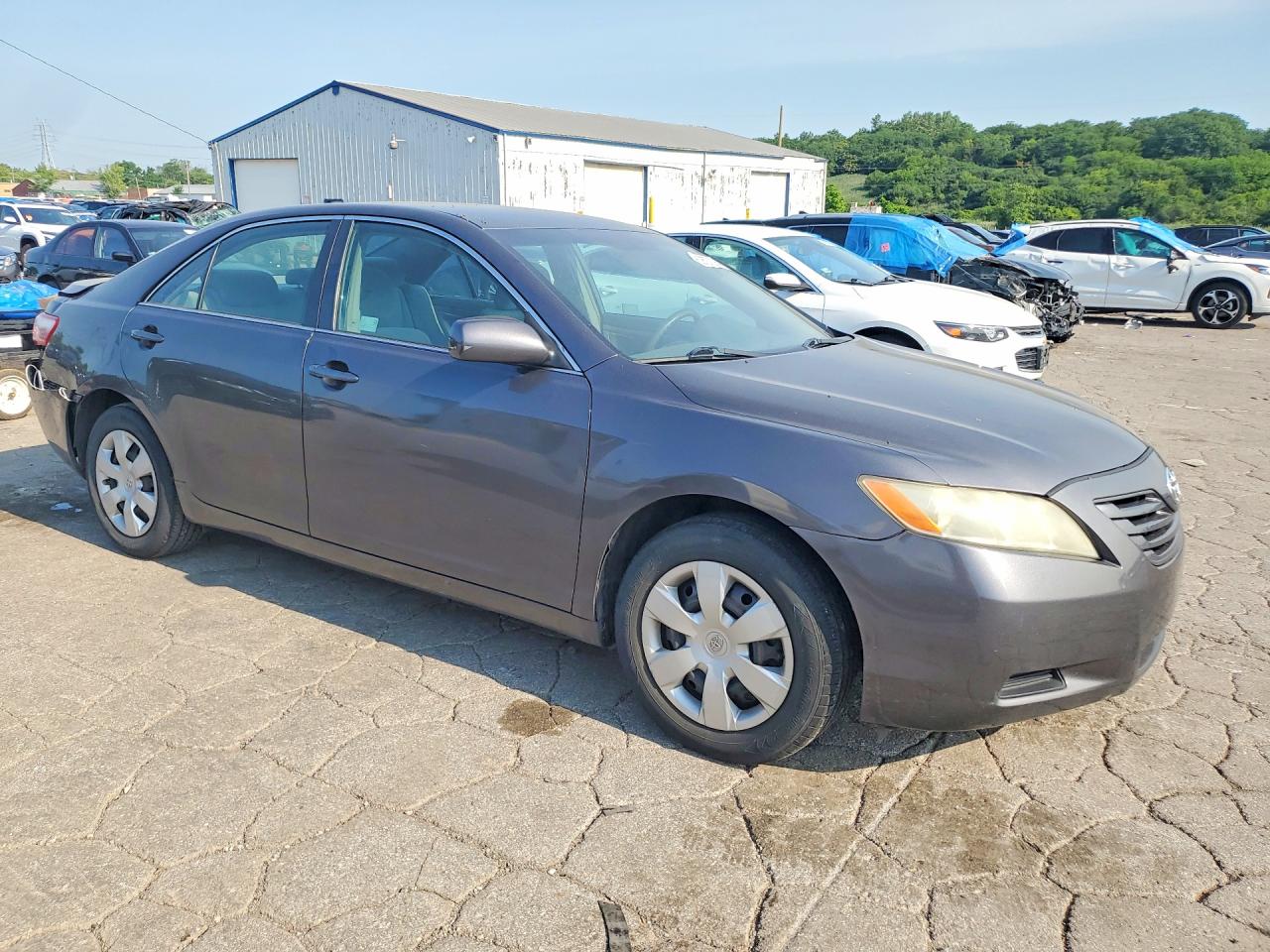 2009 Toyota Camry Le Gray vin: 4T4BE46K39R138634
