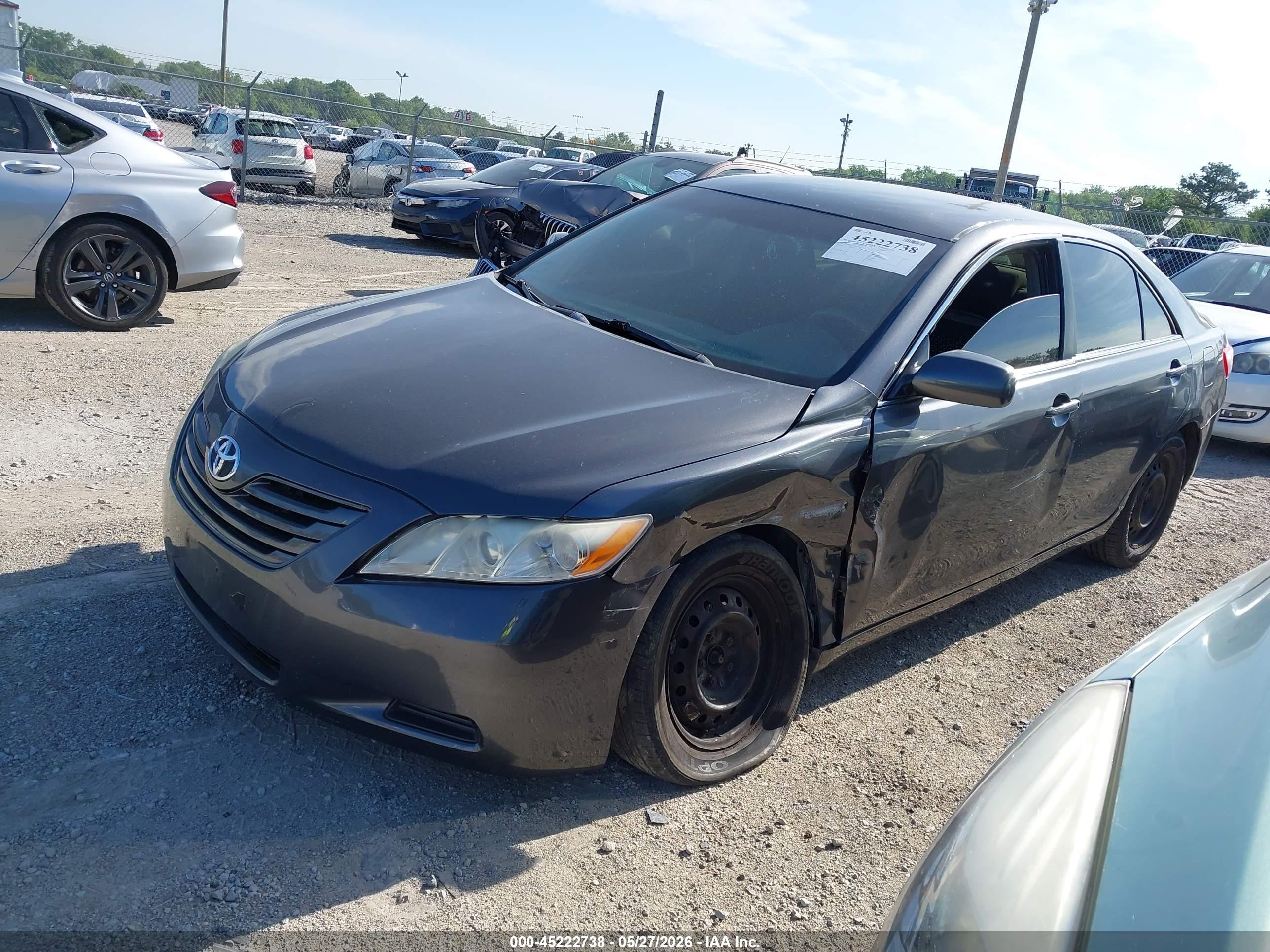 2007 Toyota Camry Le Brown vin: 4T4BE46K47R011582