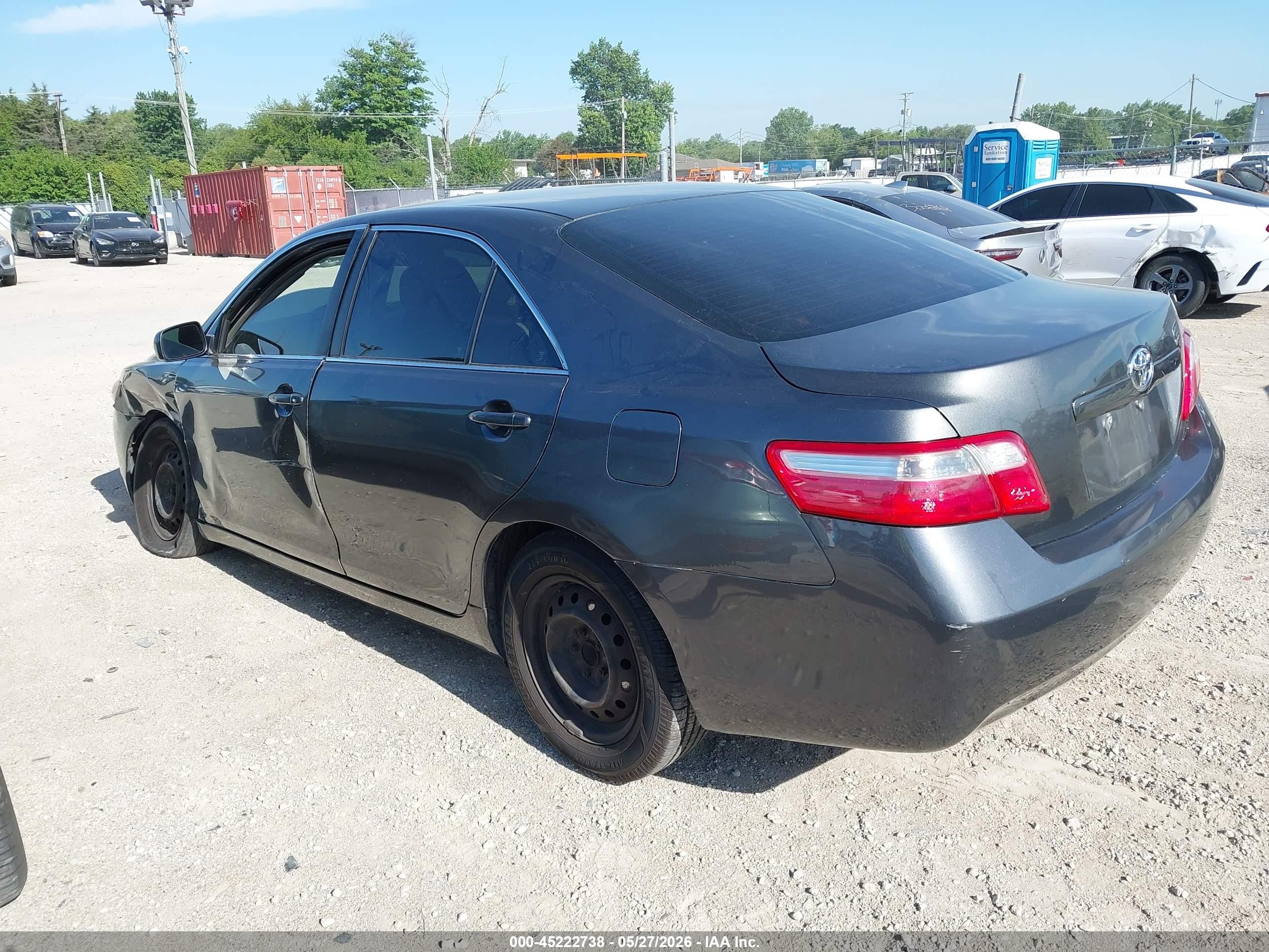 2007 Toyota Camry Le Brown vin: 4T4BE46K47R011582