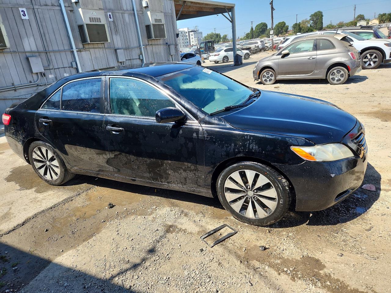 2008 Toyota Camry Le Black vin: 4T4BE46K48R032742