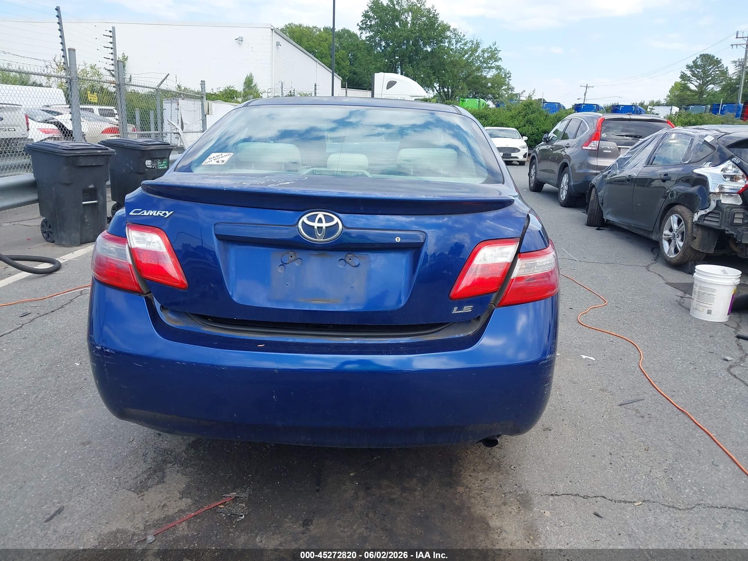 2008 Toyota Camry Le Синий vin: 4T4BE46K48R035415