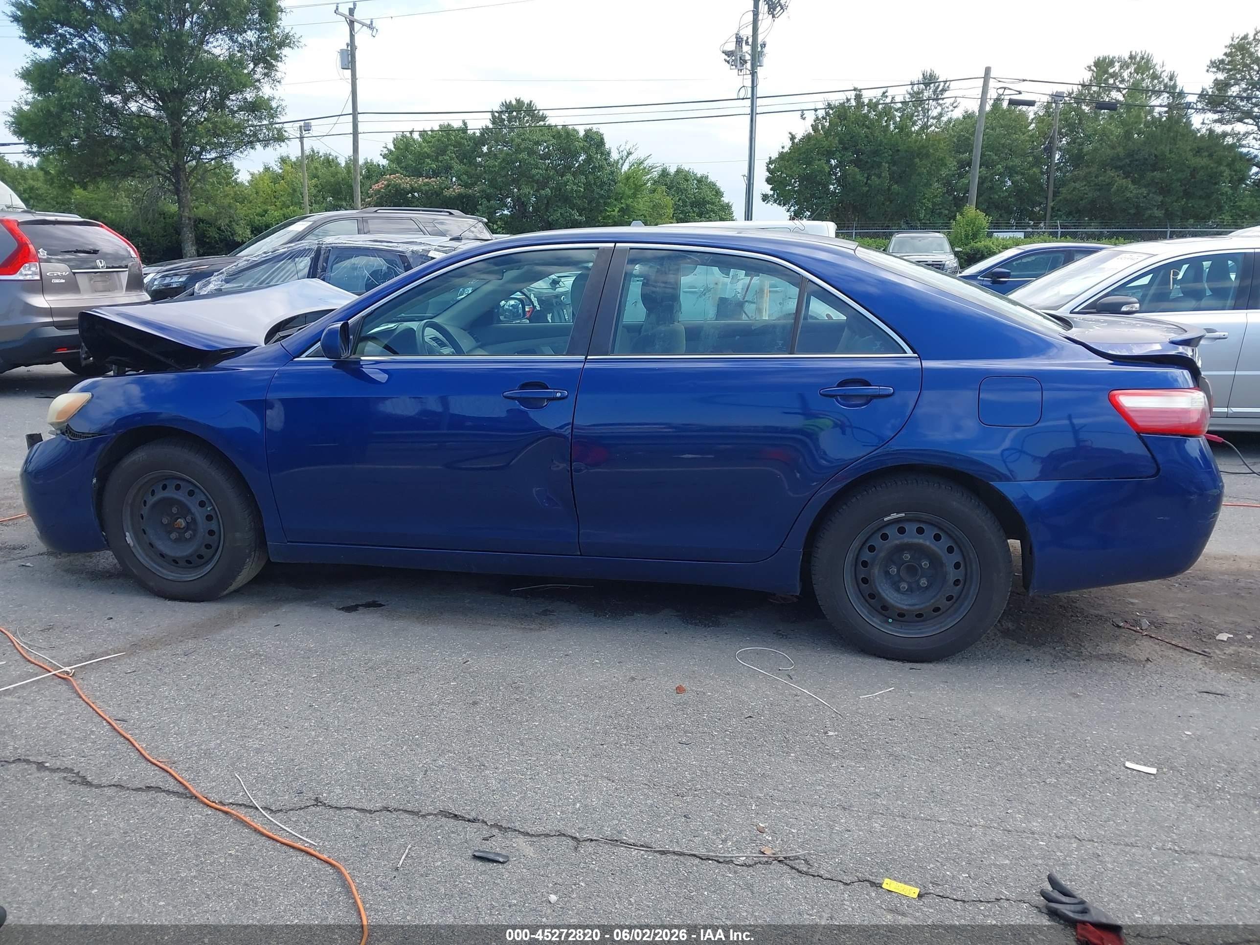 2008 Toyota Camry Le Синий vin: 4T4BE46K48R035415