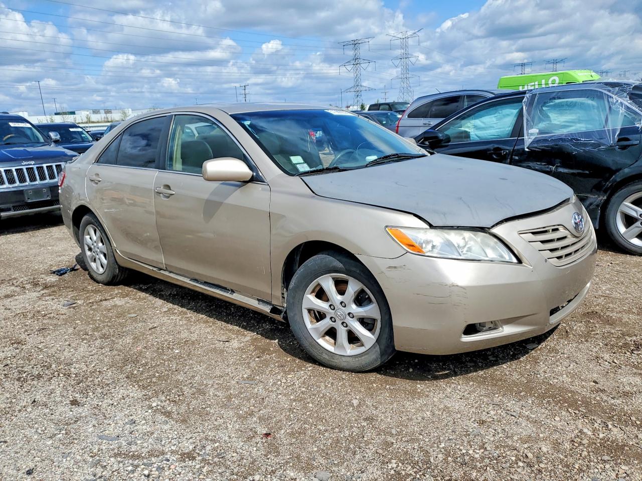 2008 Toyota Camry Le Желто-коричневый vin: 4T4BE46K48R045863