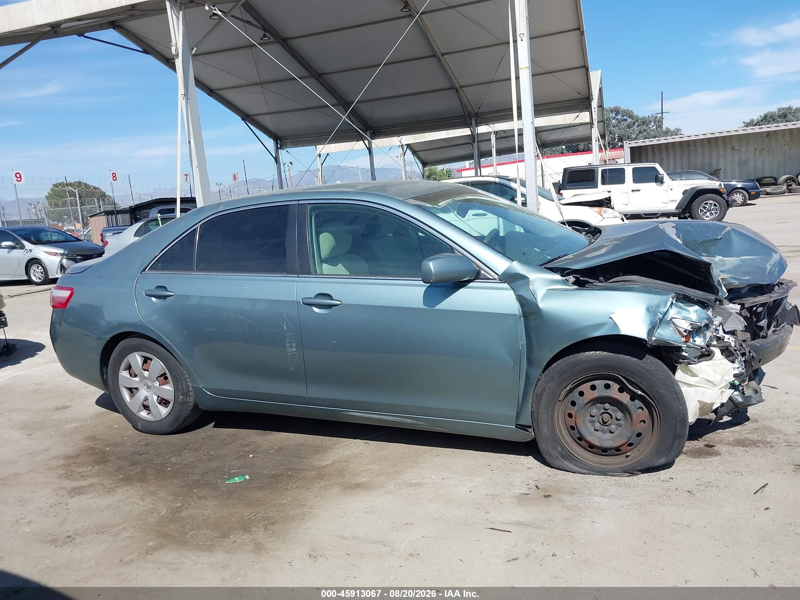 2009 Toyota Camry Le Light Blue vin: 4T4BE46K49R062602