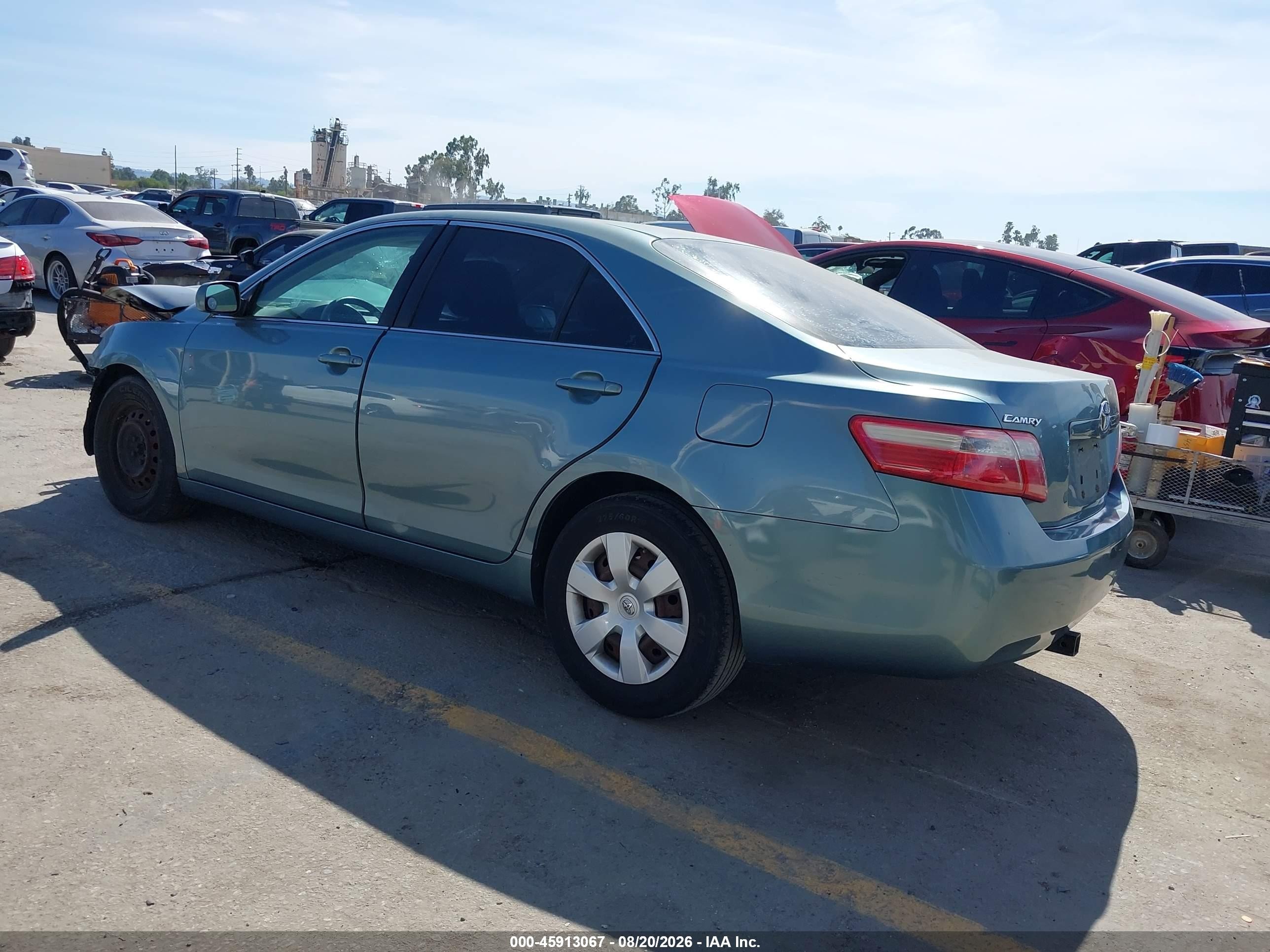 2009 Toyota Camry Le Light Blue vin: 4T4BE46K49R062602