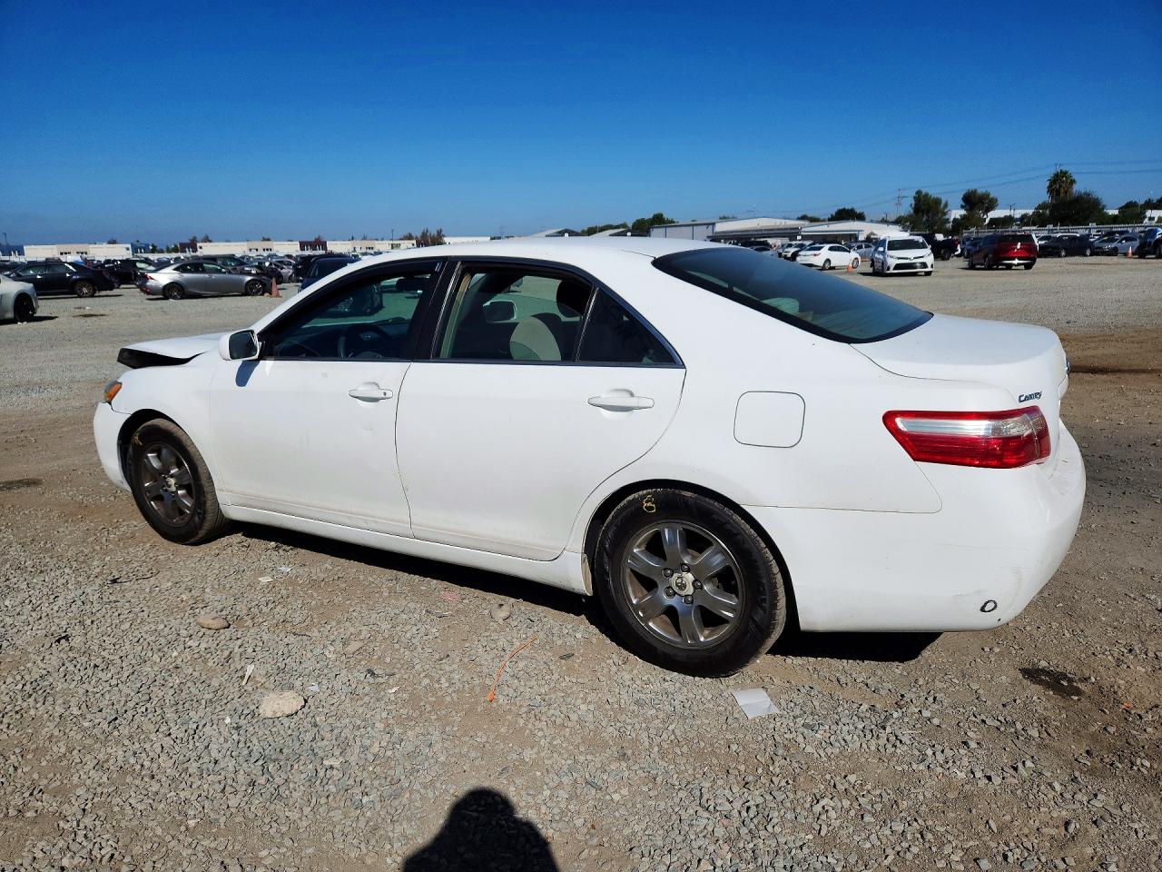 2009 Toyota Camry Le Белый vin: 4T4BE46K49R072952
