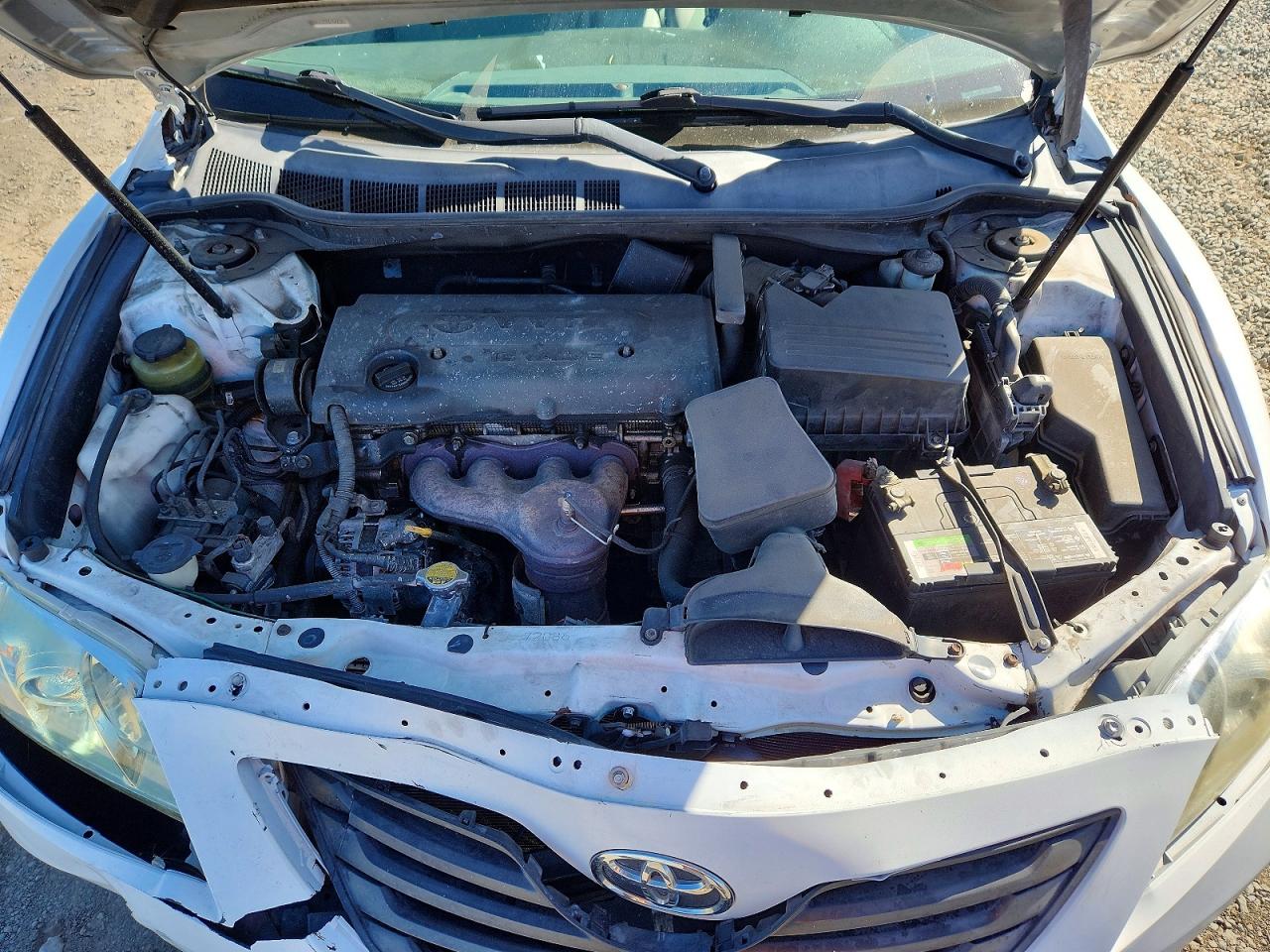 2009 Toyota Camry Le Белый vin: 4T4BE46K49R072952