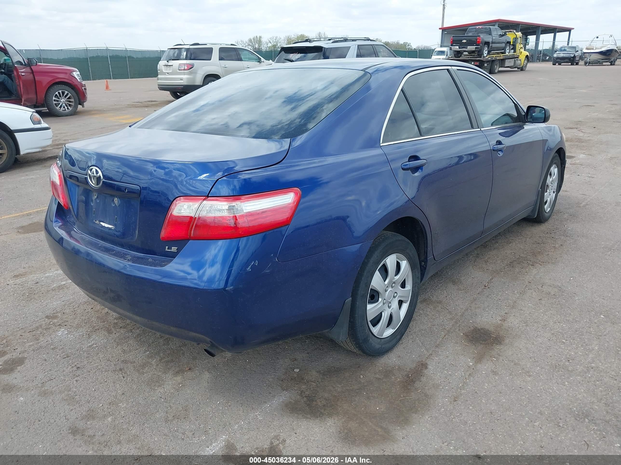 2009 Toyota Camry Le Синий vin: 4T4BE46K49R078914
