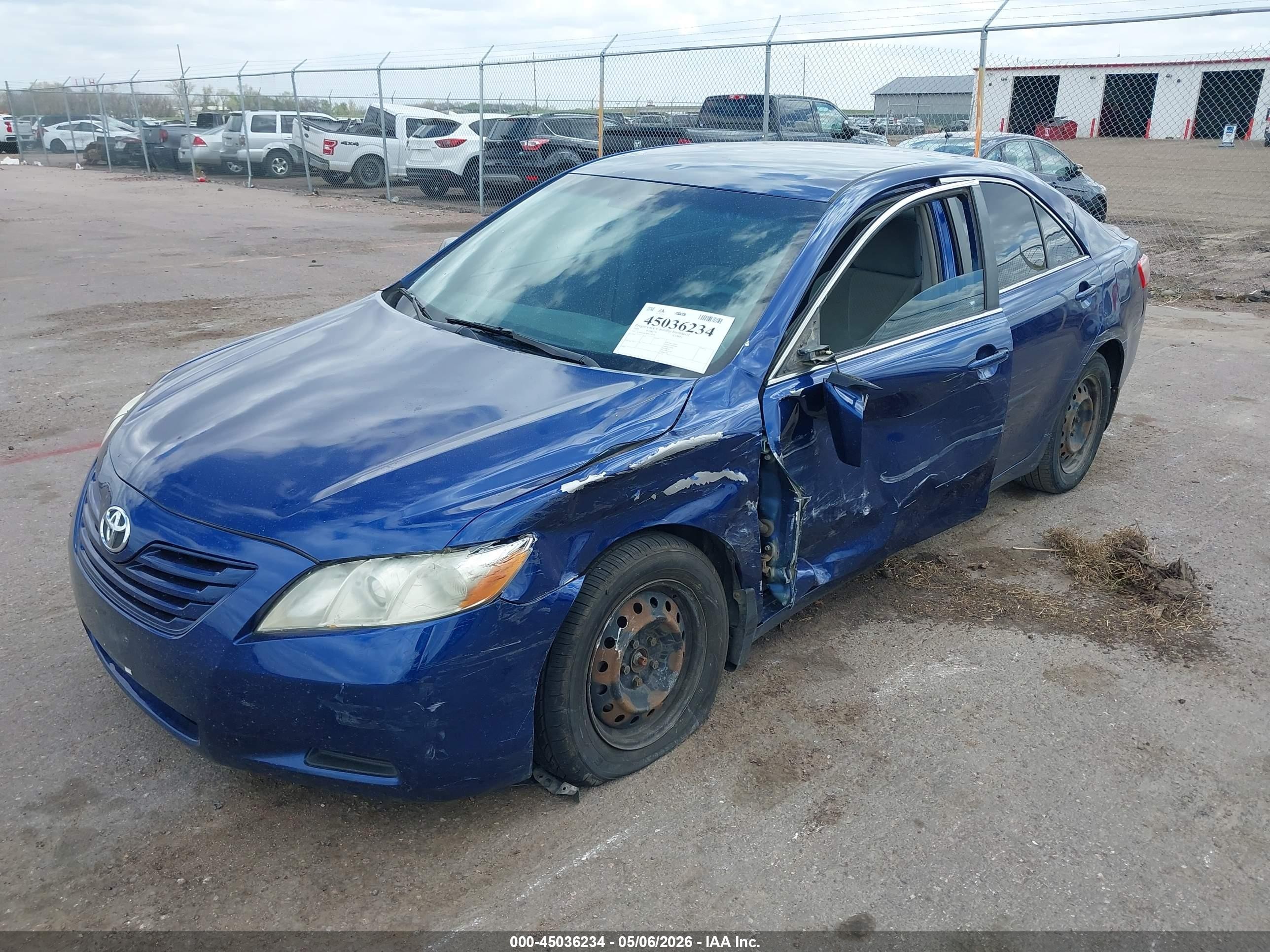 2009 Toyota Camry Le Синий vin: 4T4BE46K49R078914