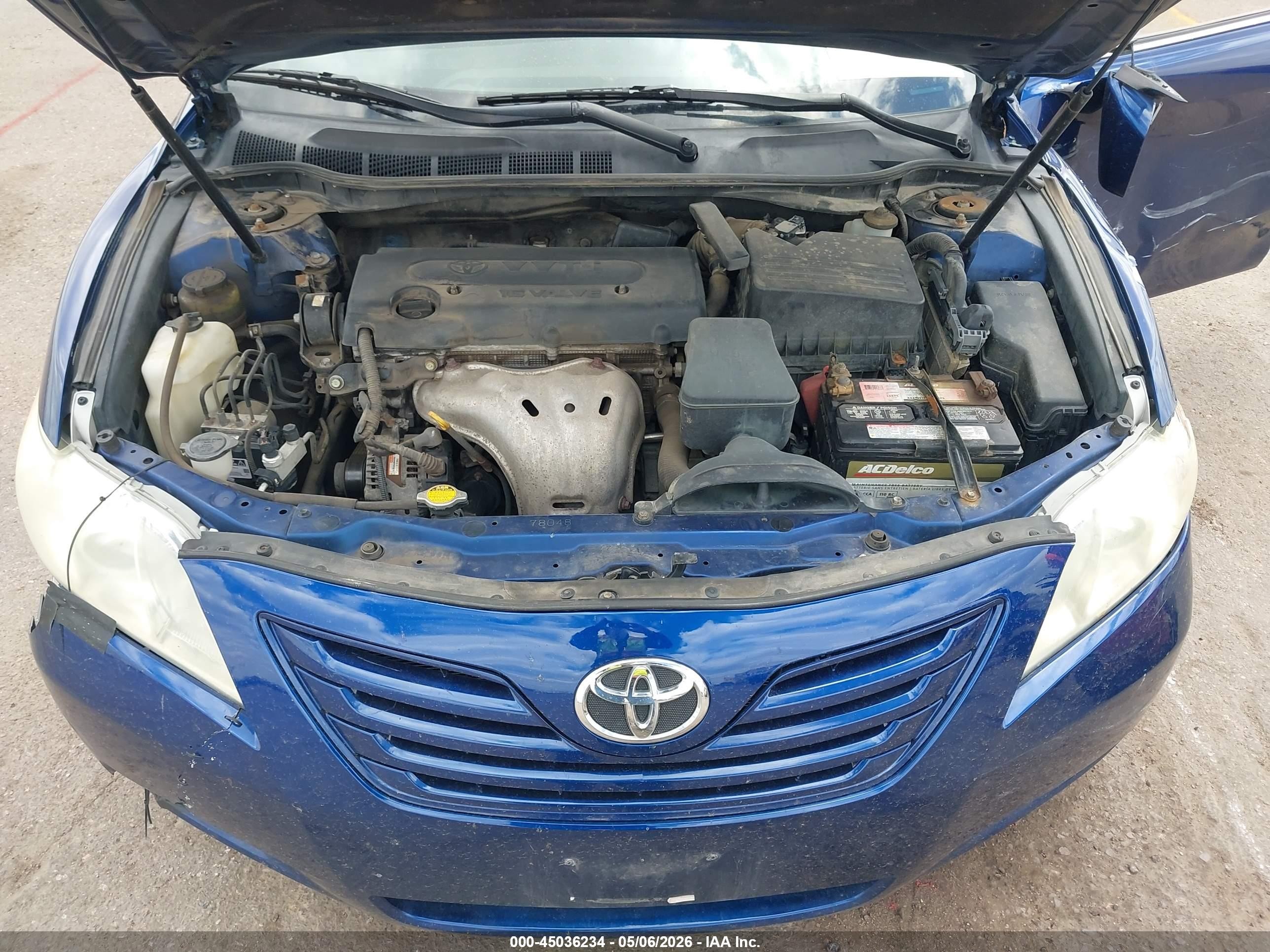 2009 Toyota Camry Le Синий vin: 4T4BE46K49R078914