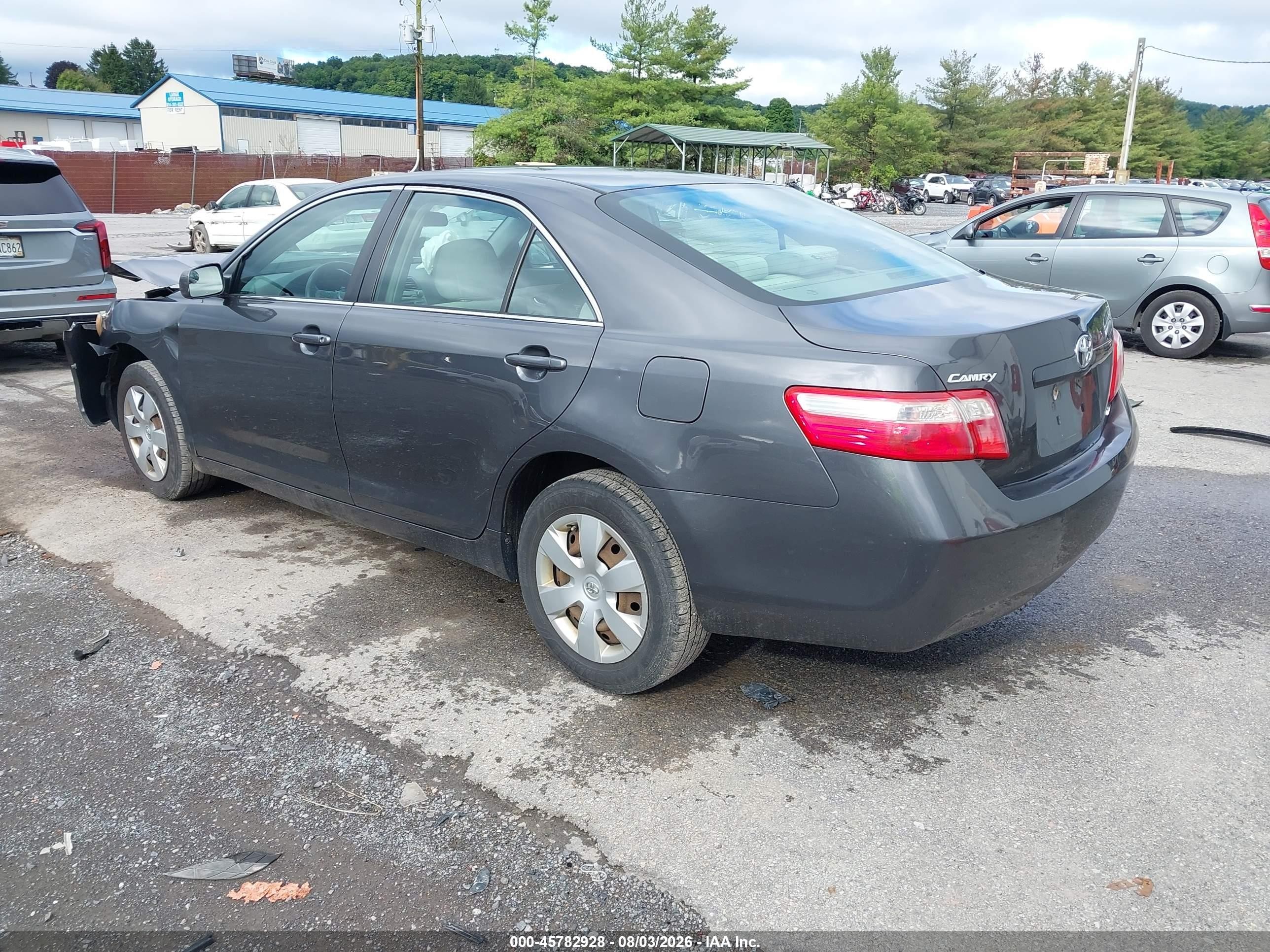 2009 Toyota Camry Le Gray vin: 4T4BE46K49R086074