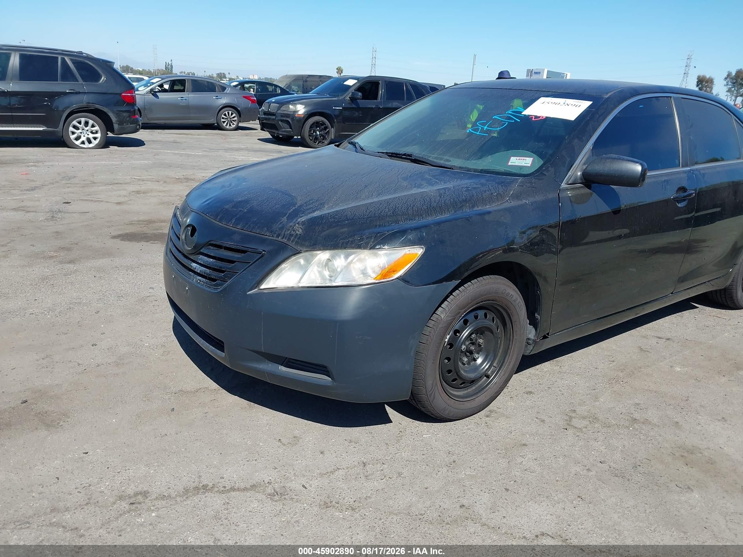 2009 Toyota Camry Le Black vin: 4T4BE46K49R102628
