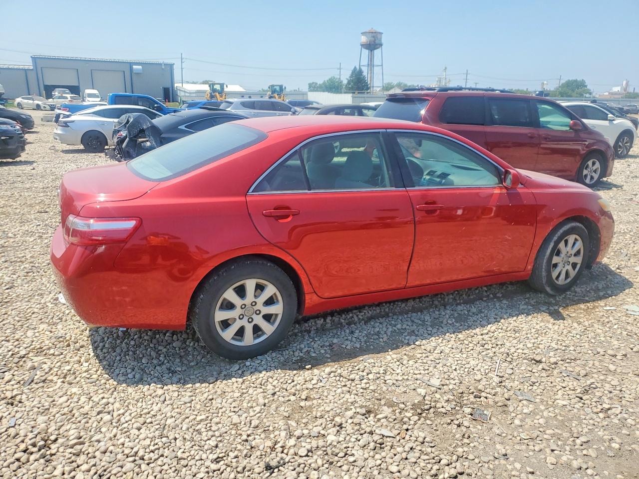 2009 Toyota Camry Xle Red vin: 4T4BE46K49R106713