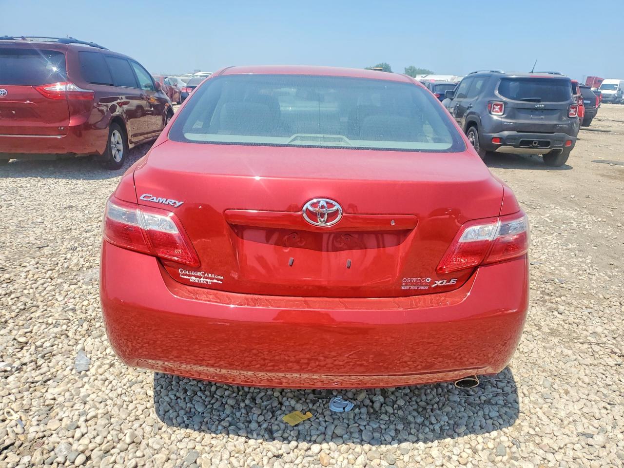 2009 Toyota Camry Xle Red vin: 4T4BE46K49R106713