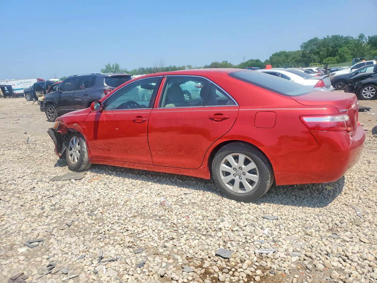 2009 Toyota Camry Xle Red vin: 4T4BE46K49R106713