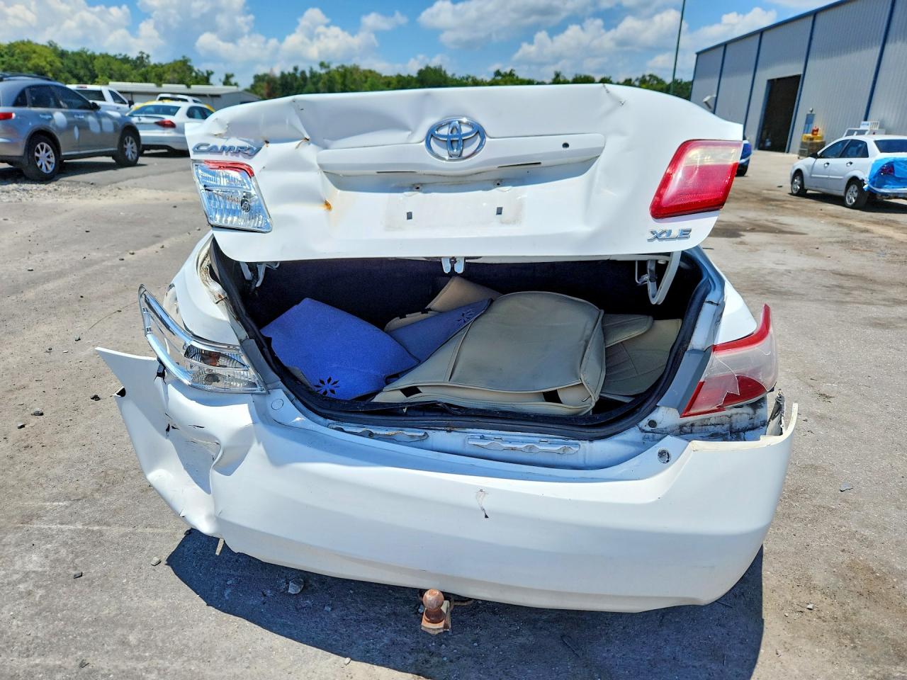 2009 Toyota Camry Xle Белый vin: 4T4BE46K49R118876