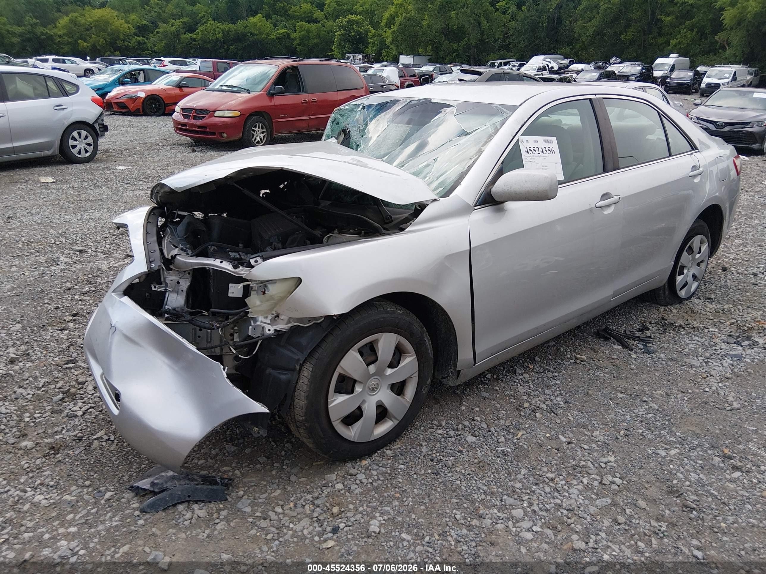 2009 Toyota Camry Le Silver vin: 4T4BE46K49R137444