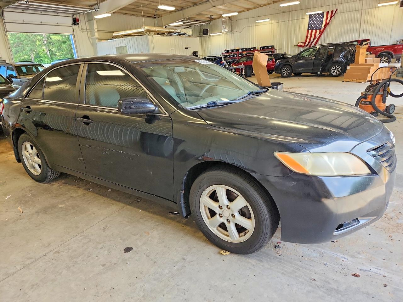 2007 Toyota Camry Le Black vin: 4T4BE46K57R003636